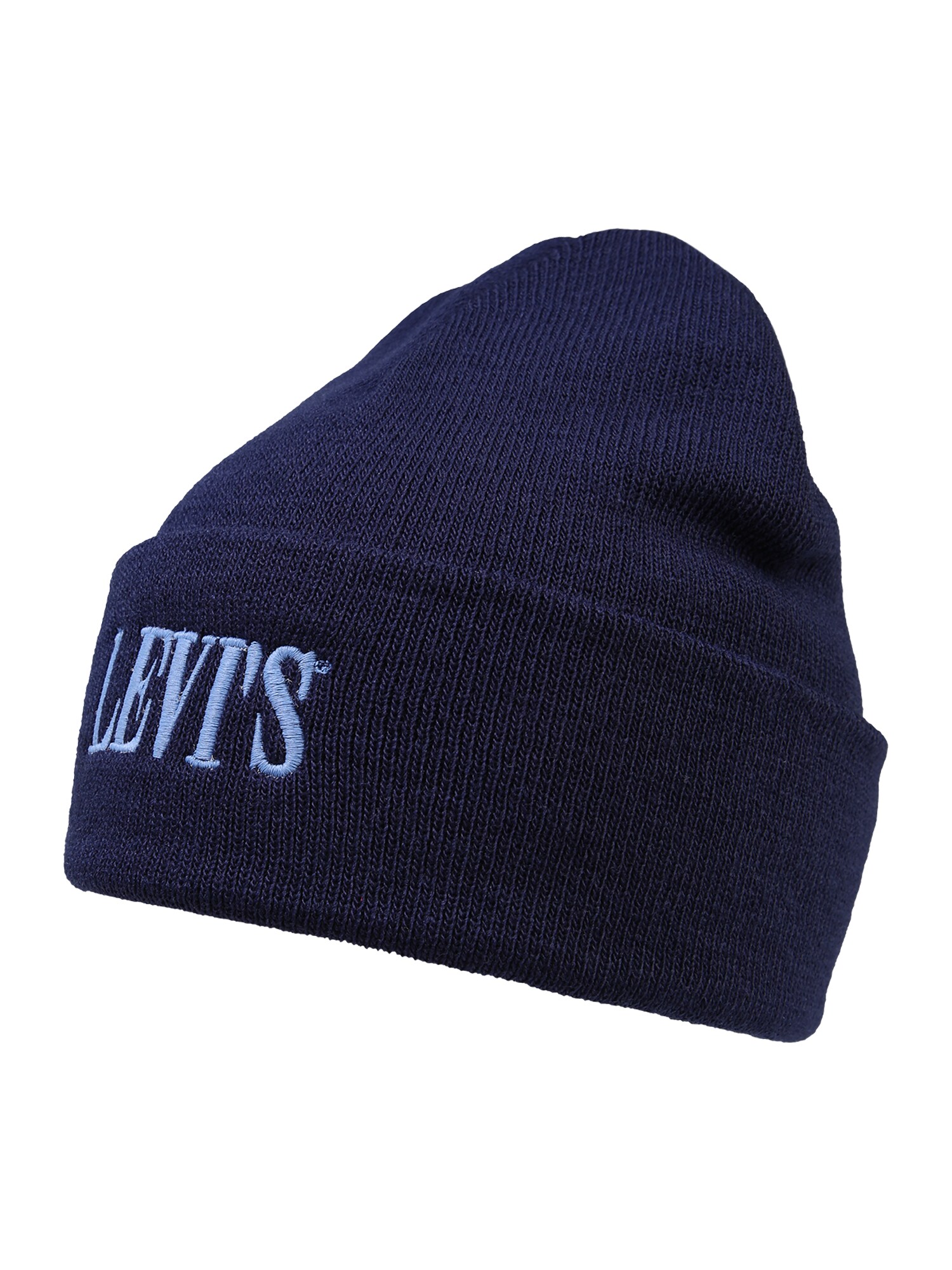 LEVI'S Megzta kepurė 'SERIF'  tamsiai mėlyna / šviesiai mėlyna