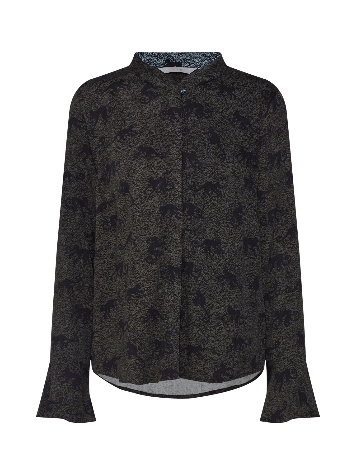 Numph Dames Blouse Isolde Kaki numph kopen in de aanbieding