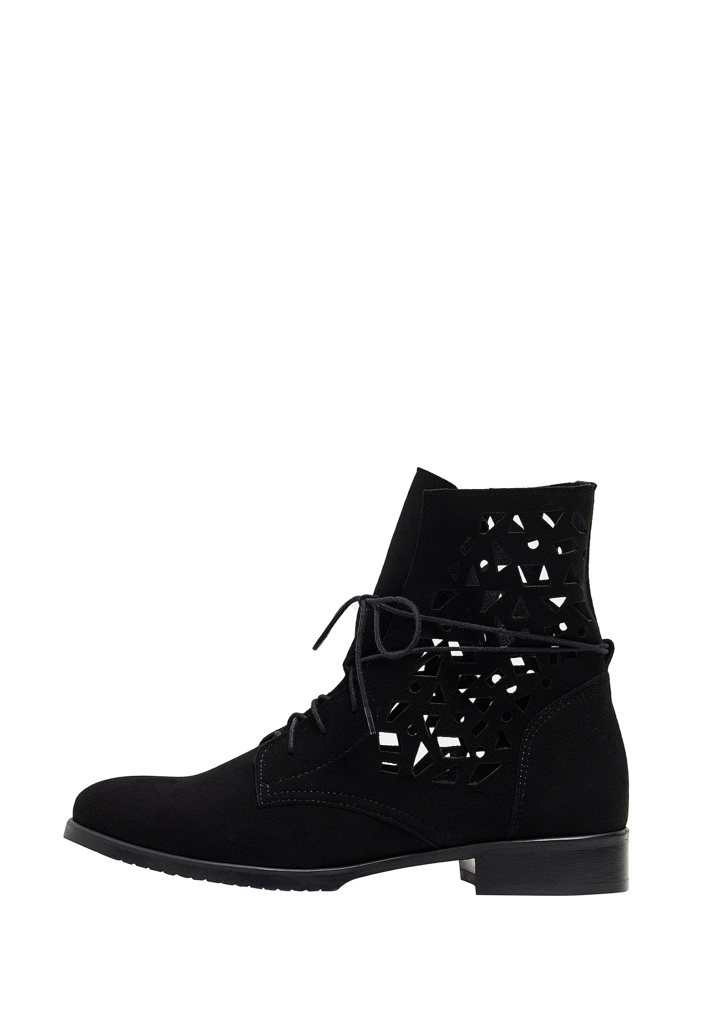 Usha Dames Veterlaarsjes Zwart usha kopen in de aanbieding