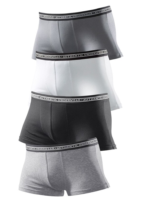 AUTHENTIC UNDERWEAR, Boxeralsók, szürke, 3 kép a 3 közül