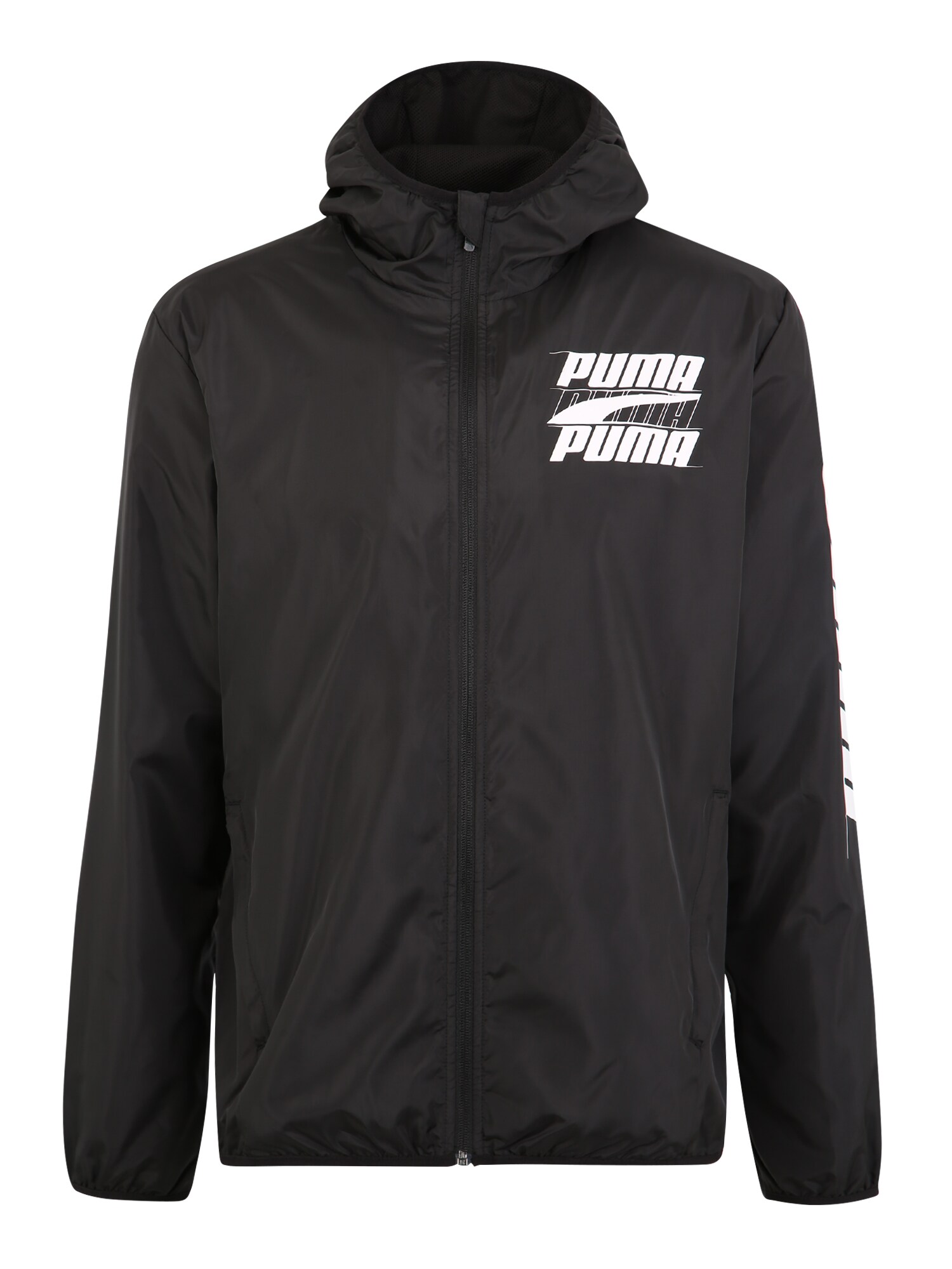 Puma Heren Sportjas Rebel Windbreaker Zwart puma kopen in de aanbieding
