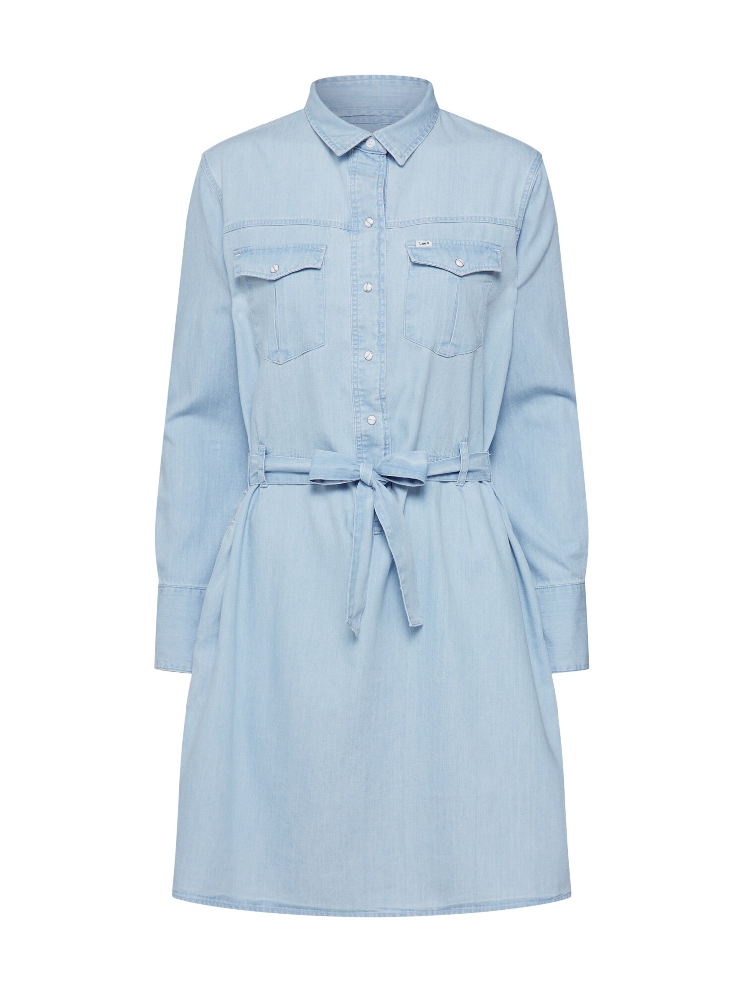 Lee Dames Blousejurk Blauw Denim lee kopen in de aanbieding