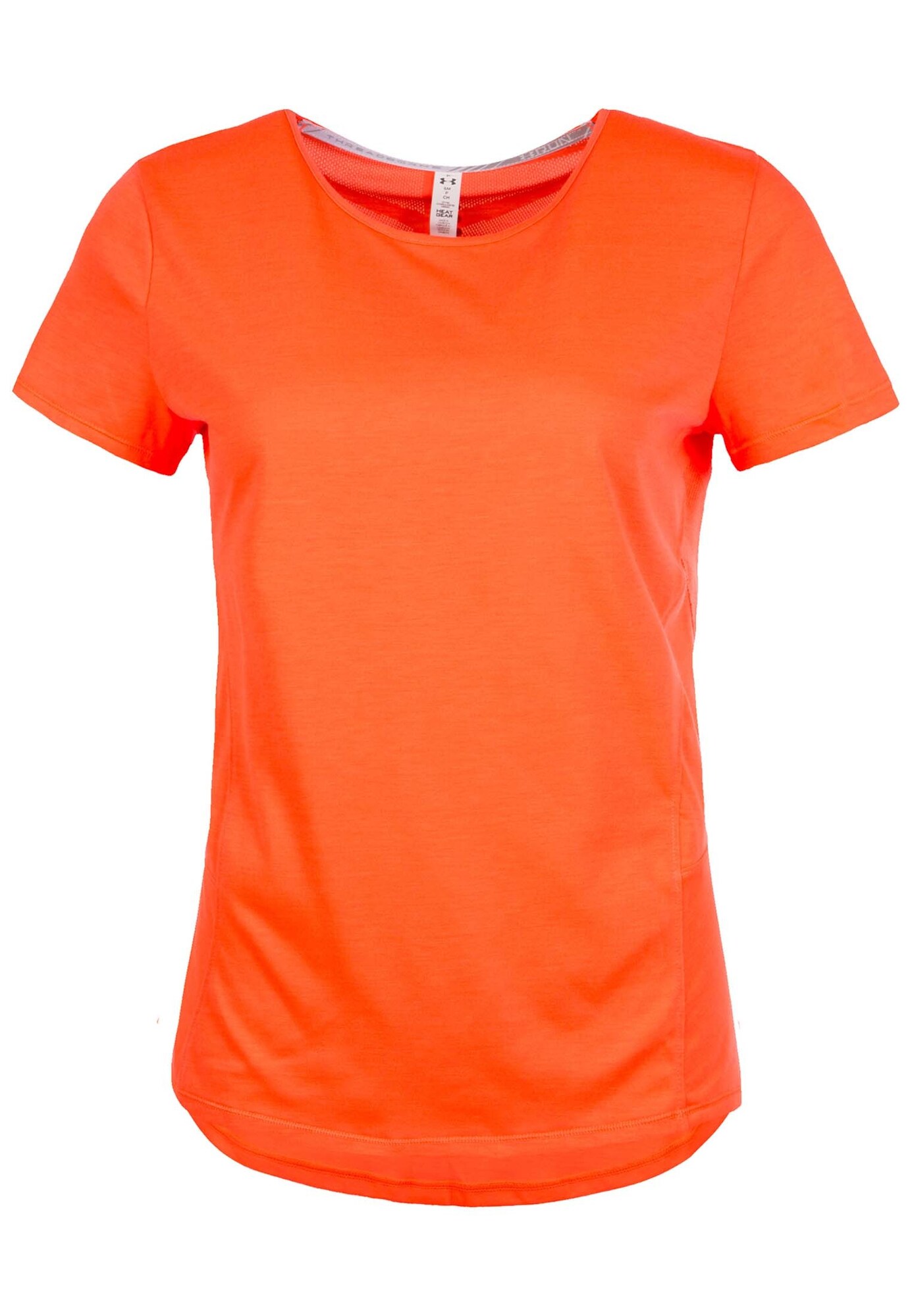 Under Armour Dames Functioneel Shirt Threadborne Swyft Sinaasappel under armour kopen in de aanbieding