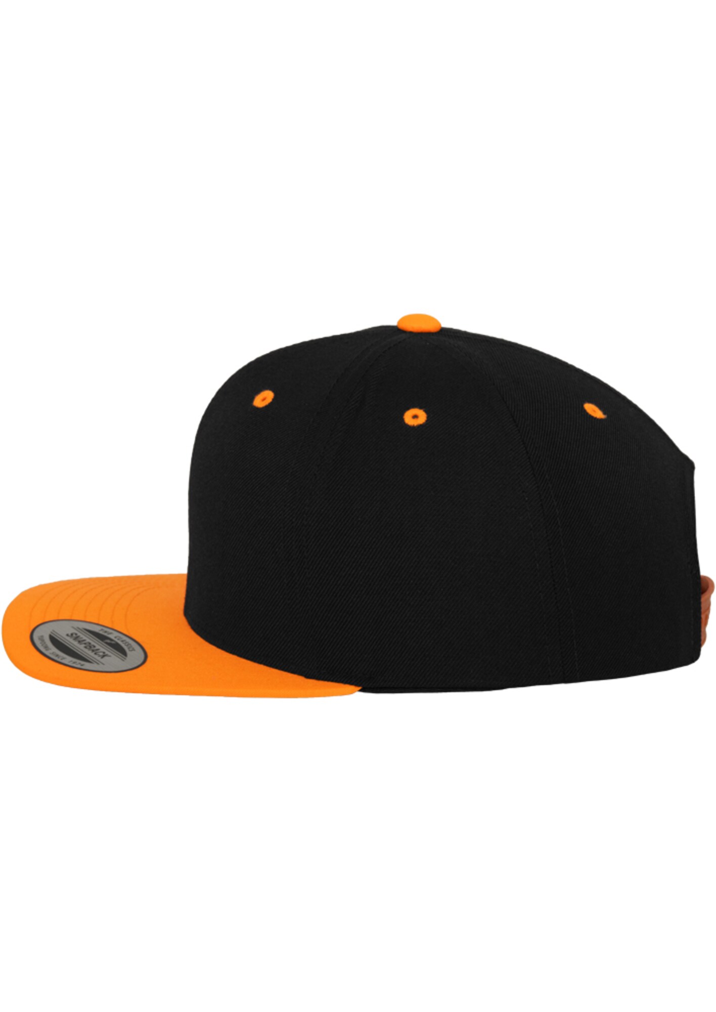 Flexfit Čiapka neónovo oranžová / čierna (obrázok 5)