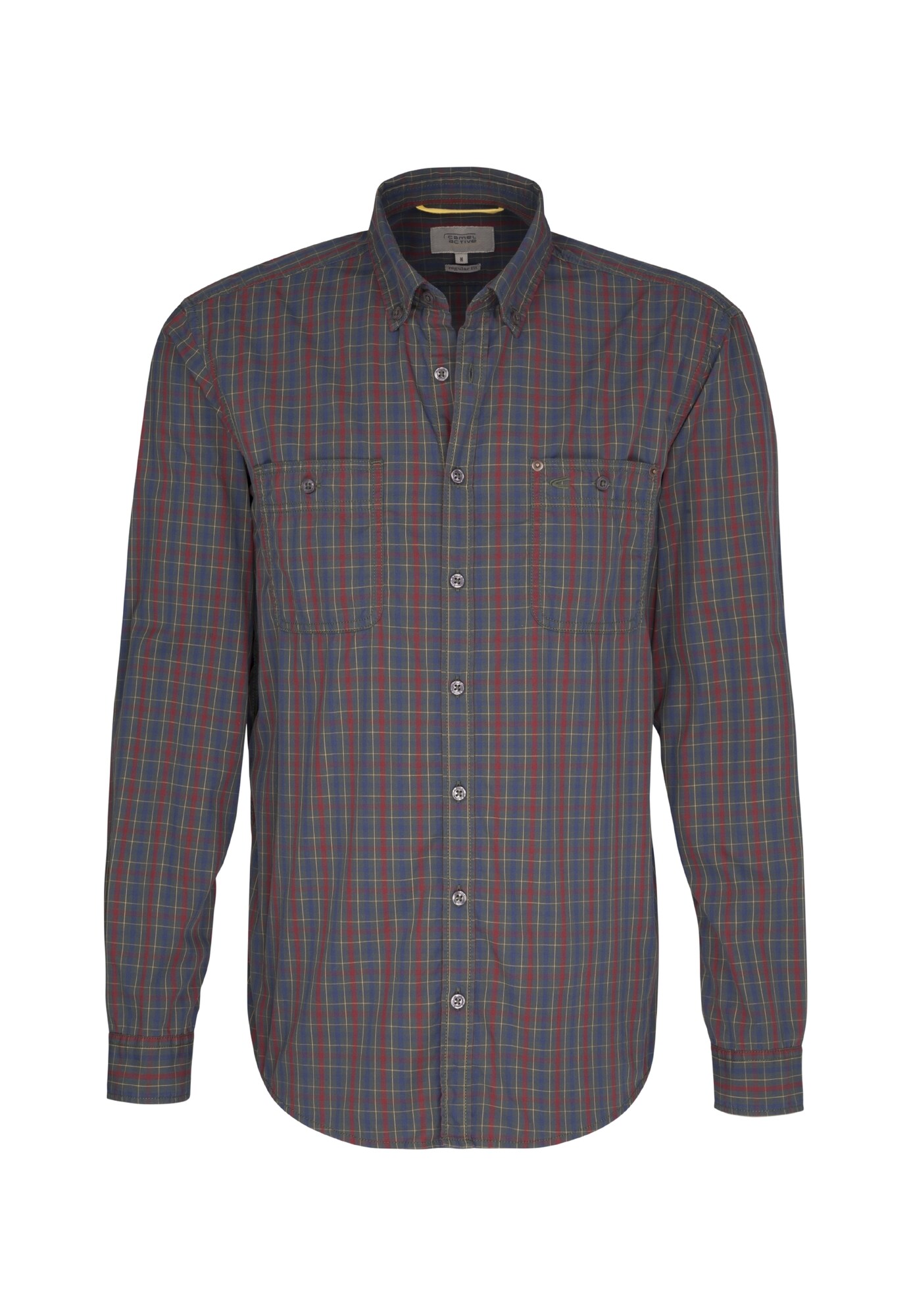 Camel Active Heren Overhemd Beige Gemeleerd Hemelsblauw Rookgrijs Grasgroen Rood camel active kopen in de aanbieding