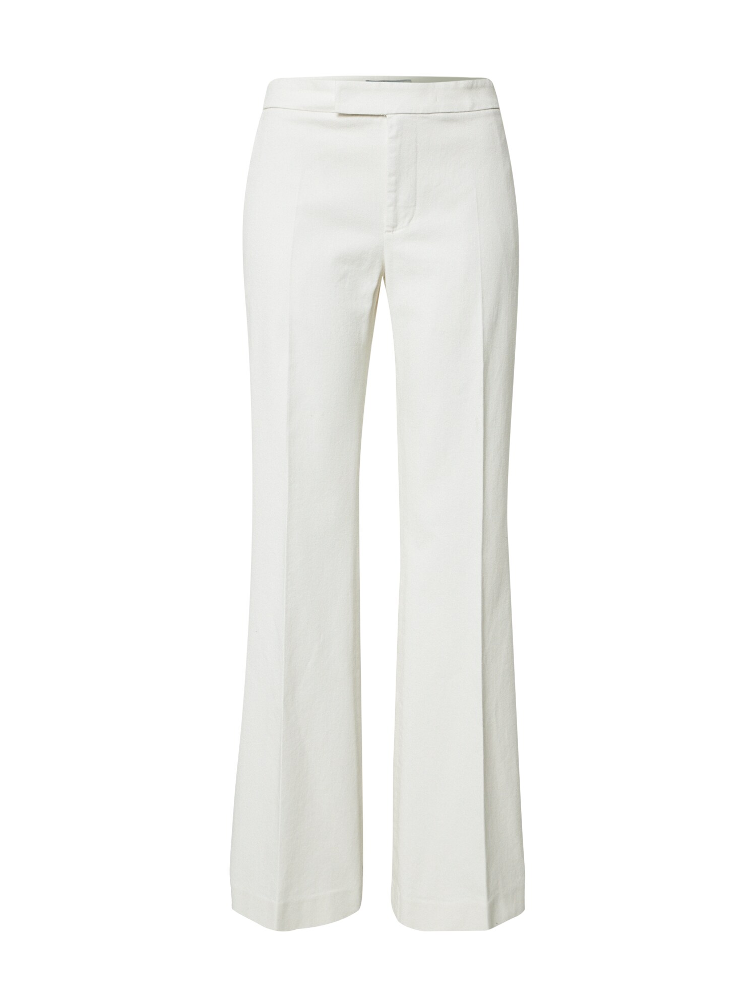 POLO RALPH LAUREN Kelnės su kantu 'SMNE PT-RELAXED-WIDE LEG-PANT'  balto džinso spalva