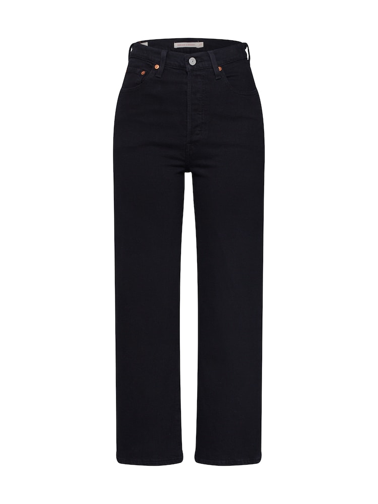LEVI'S Jeans 'Ribcage Straight Ankle' Damen Größe 29 black denim