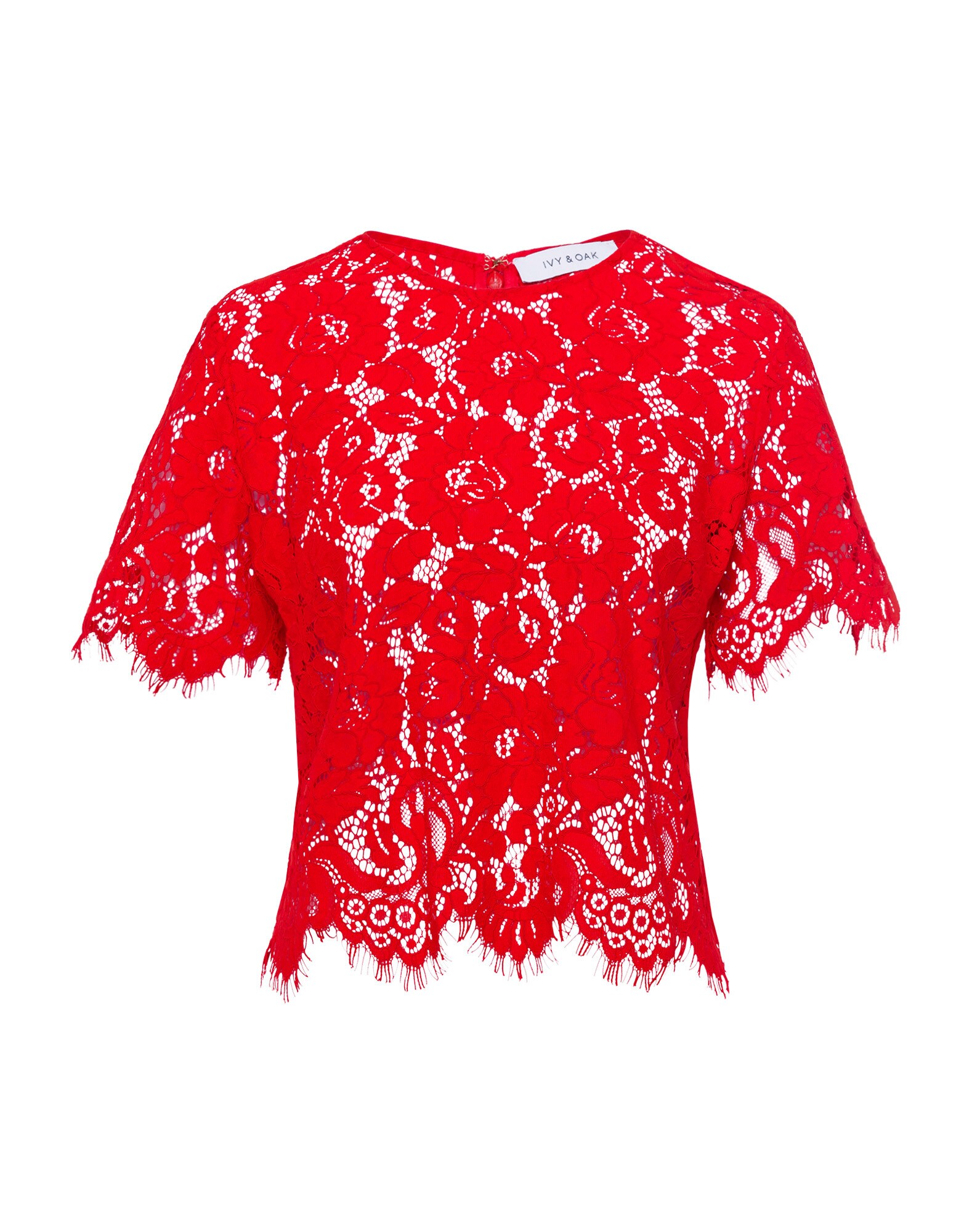 Ivy Oak Dames Shirt Lichtrood ivy oak kopen in de aanbieding