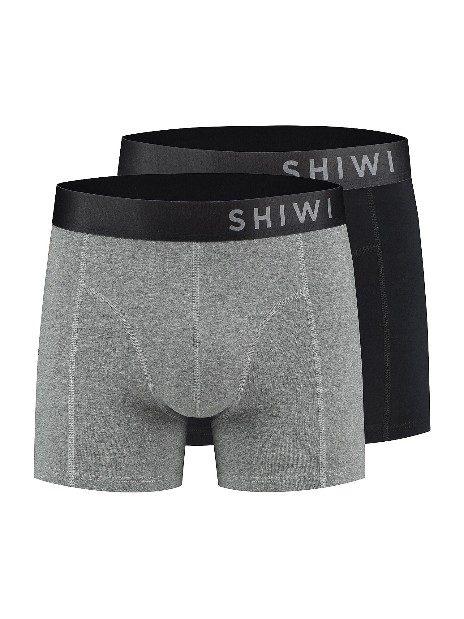 Shiwi Boxer trumpikės 'Solid'  pilka / juoda