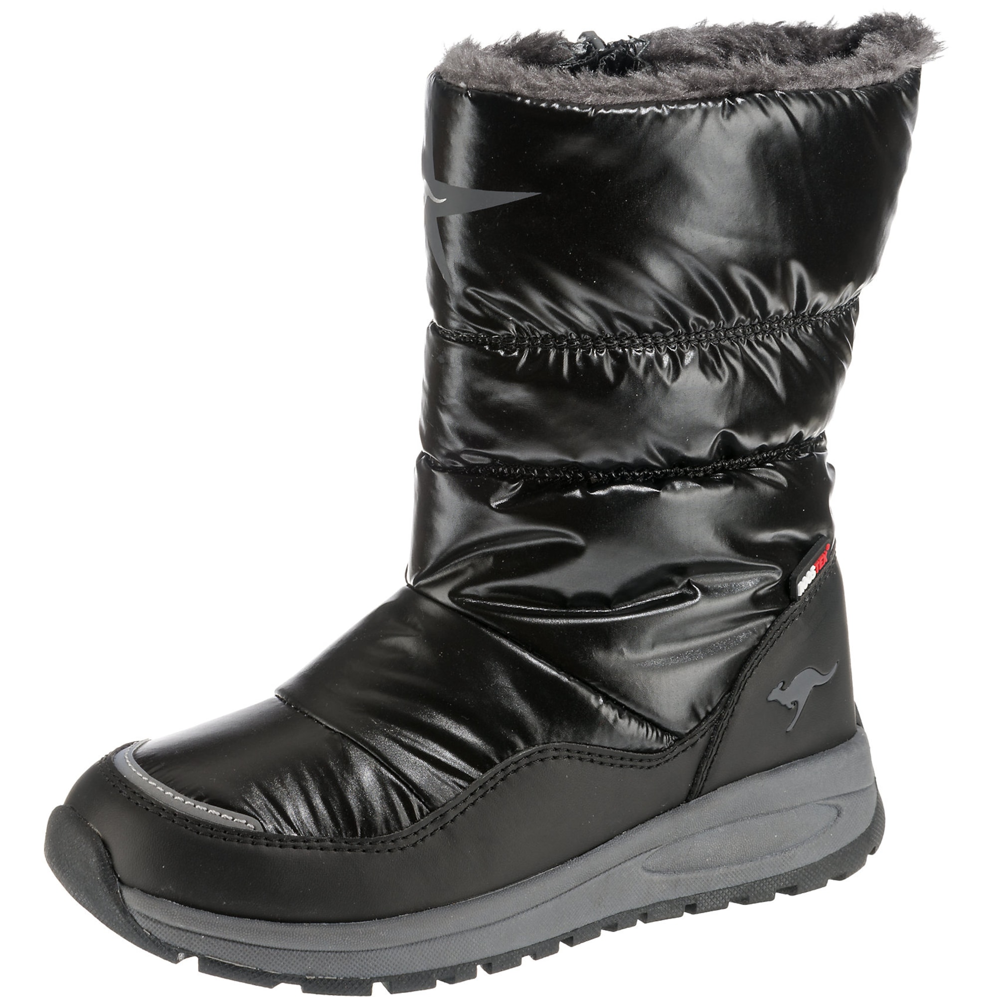 Kangaroos Meisjes Snowboots K Confi Rtx Zwart kangaroos kopen in de aanbieding