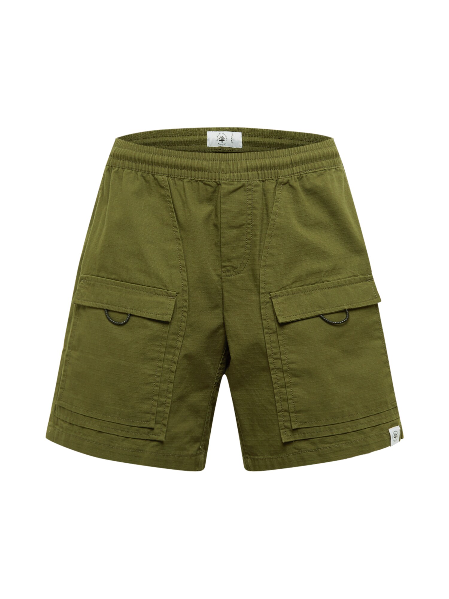Brooklyn Supply Co. Laisvo stiliaus kelnės 'Utility'  rusvai žalia