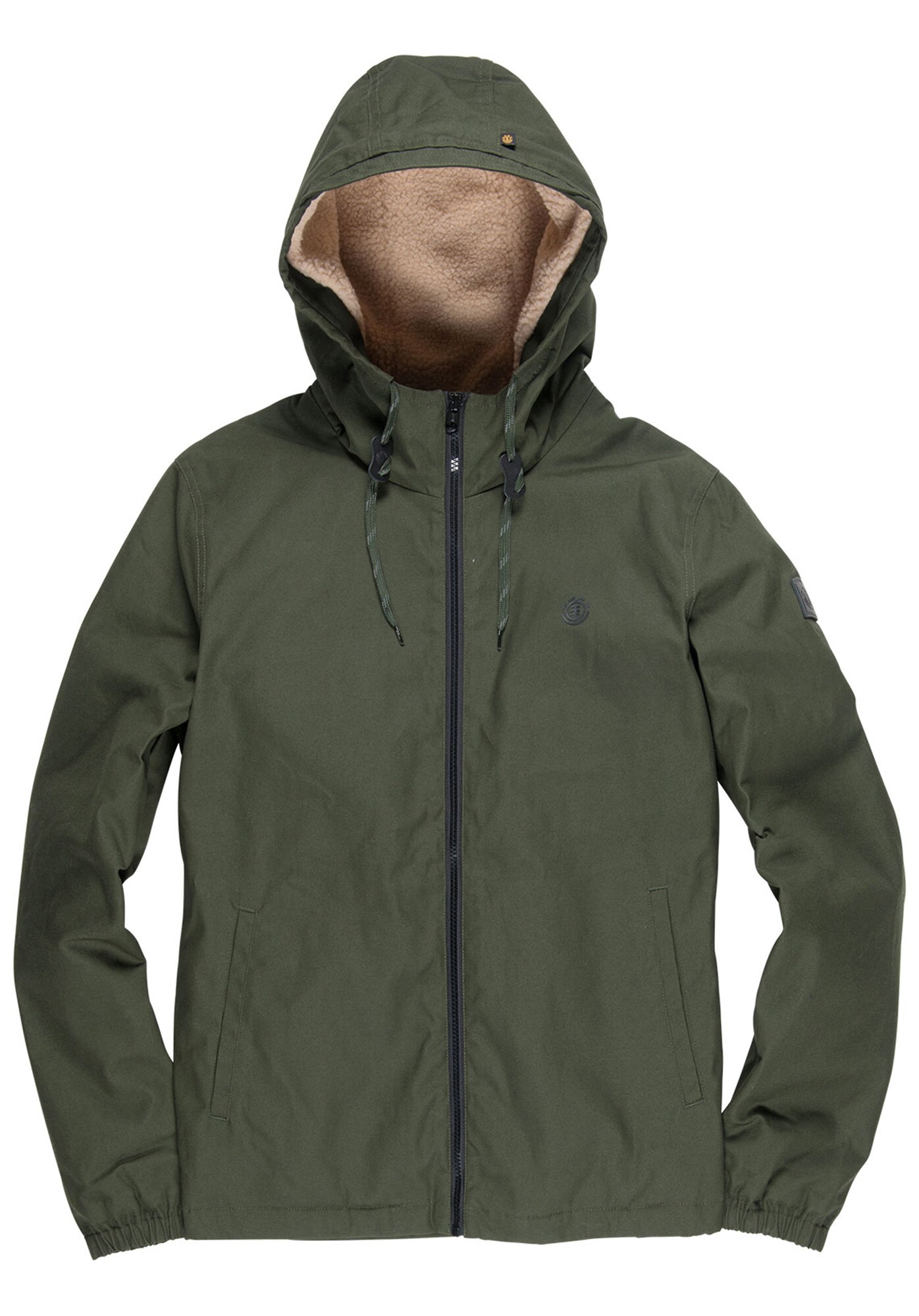 Element Heren Outdoorjas Alder Wax Kaki element kopen in de aanbieding