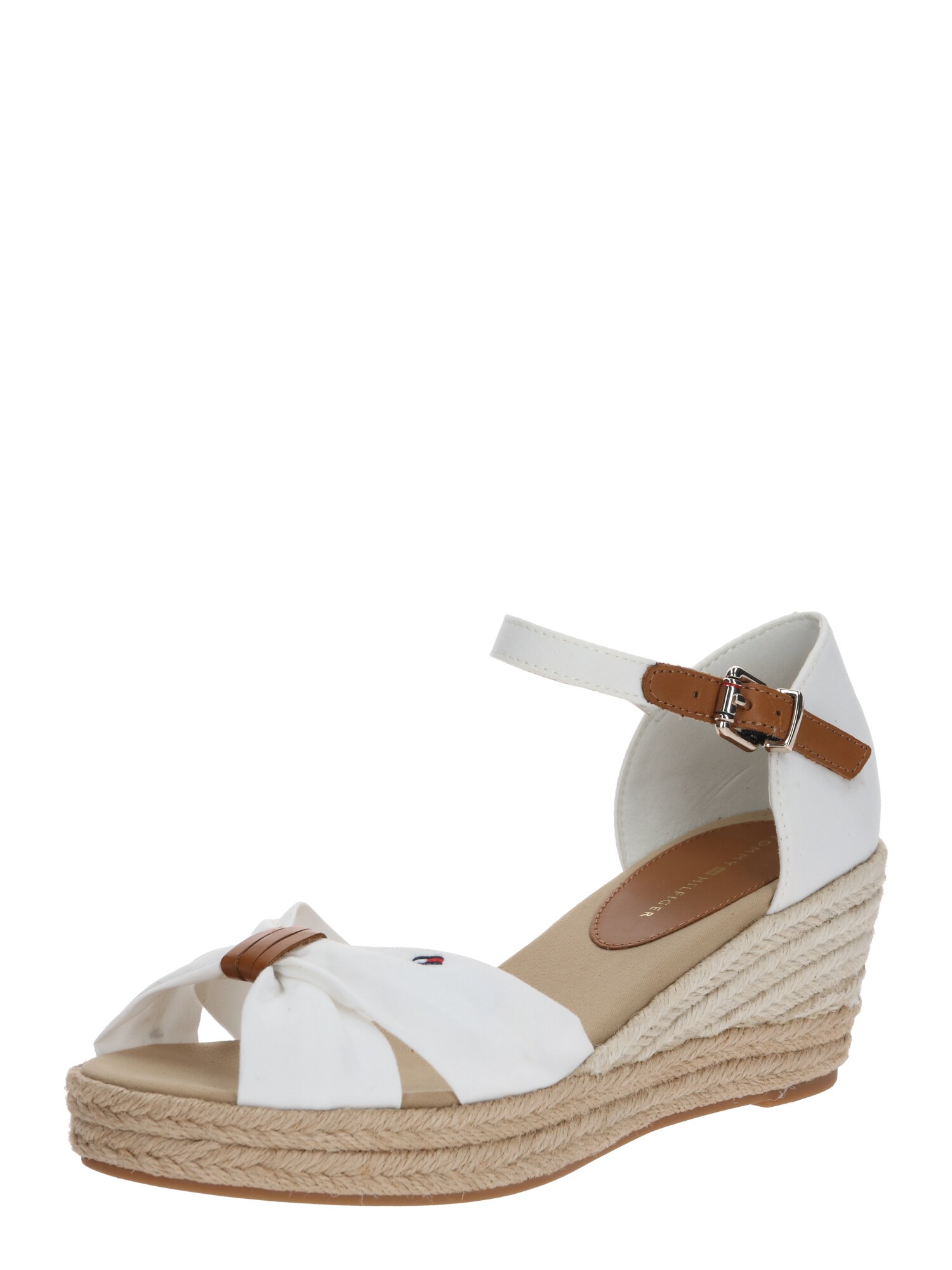 TOMMY HILFIGER Sandalai 'Elba'  balta / ruda