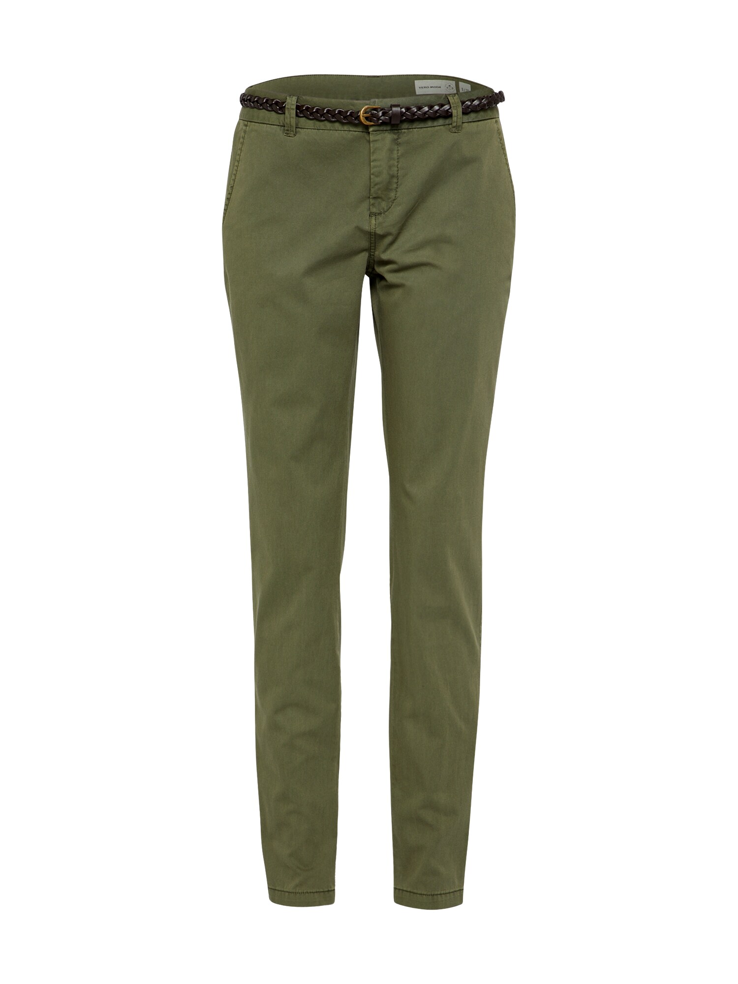 Vero Moda Dames Chino Kaki vero moda kopen in de aanbieding