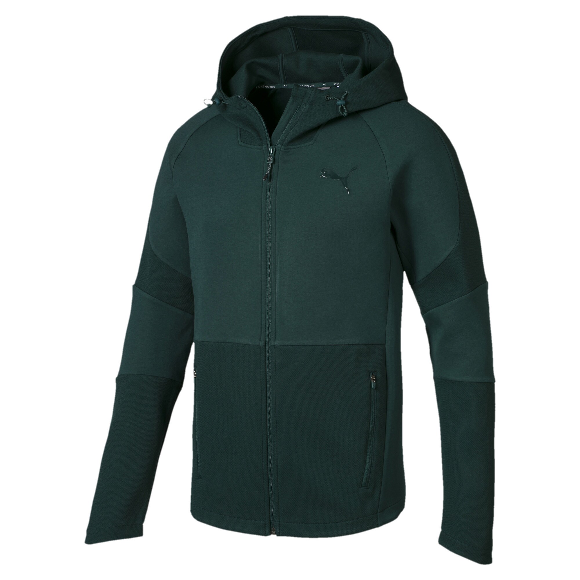 Puma Heren Sportsweatvest Evostripe Move Spar Grasgroen puma kopen in de aanbieding