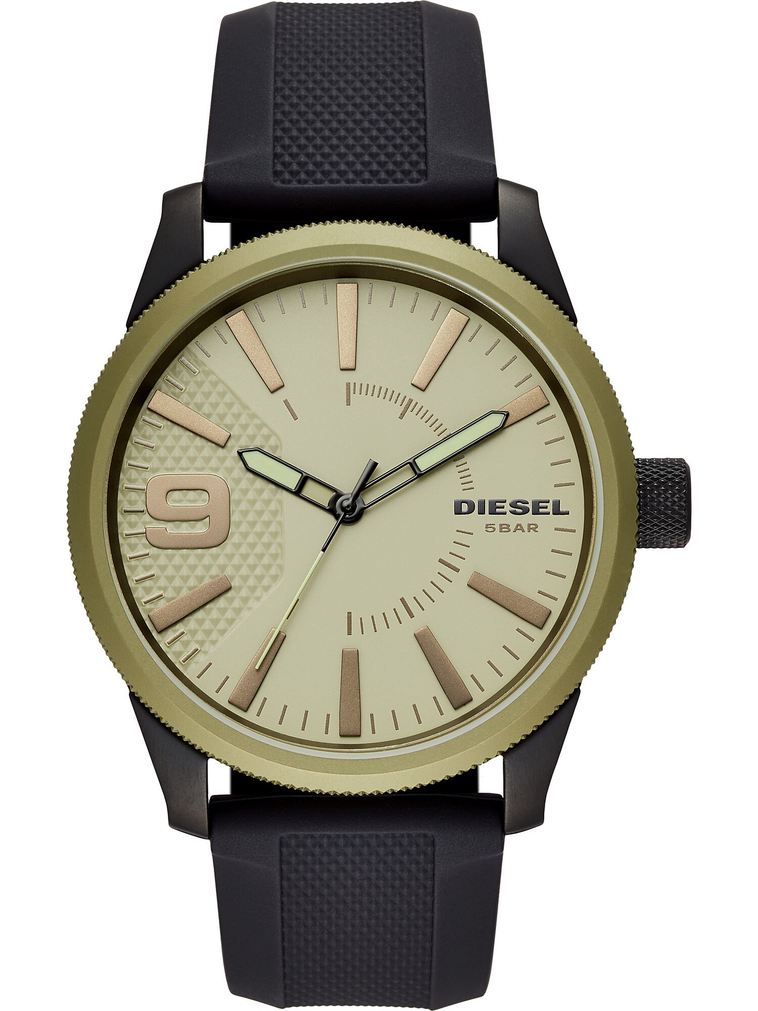 DIESEL Uhr zitronengelb / schwarz
