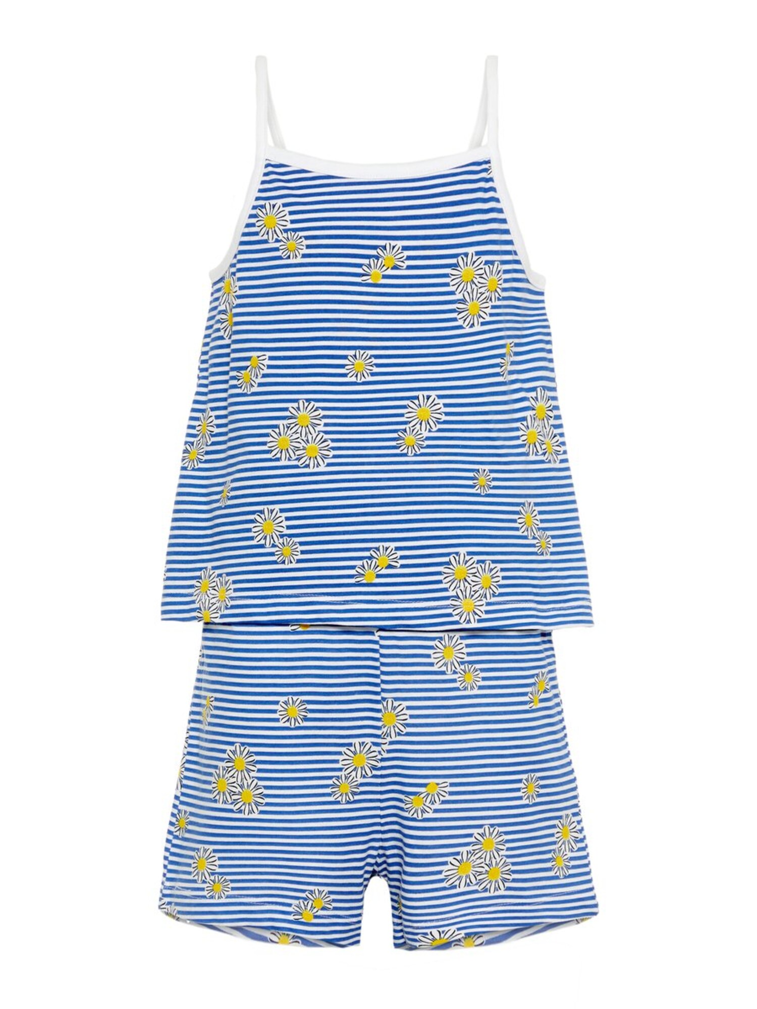 Name It Meisjes Overall Blauw Geel Wit name it kopen in de aanbieding