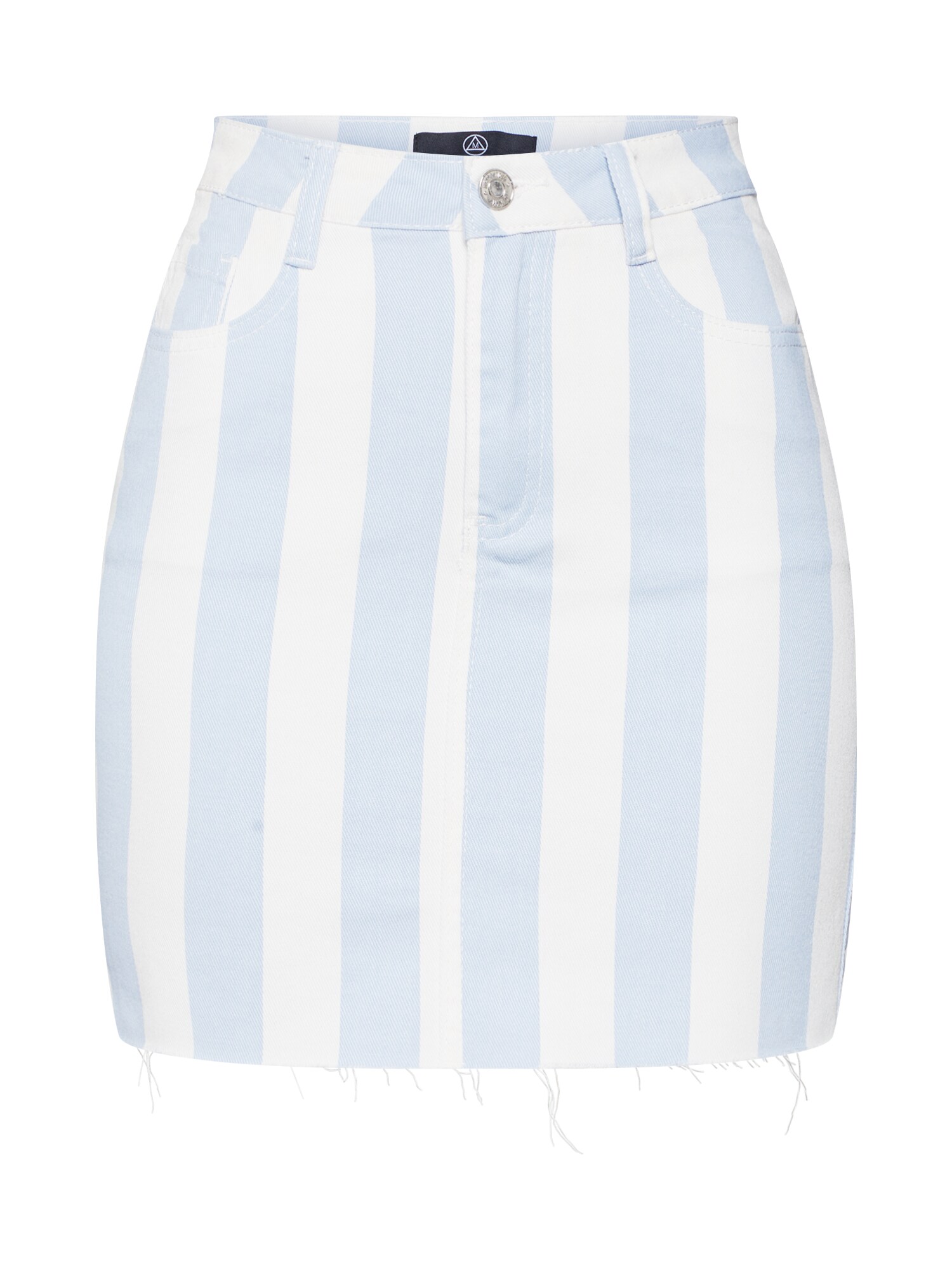 Missguided Dames Rok Blauw Denim missguided kopen in de aanbieding