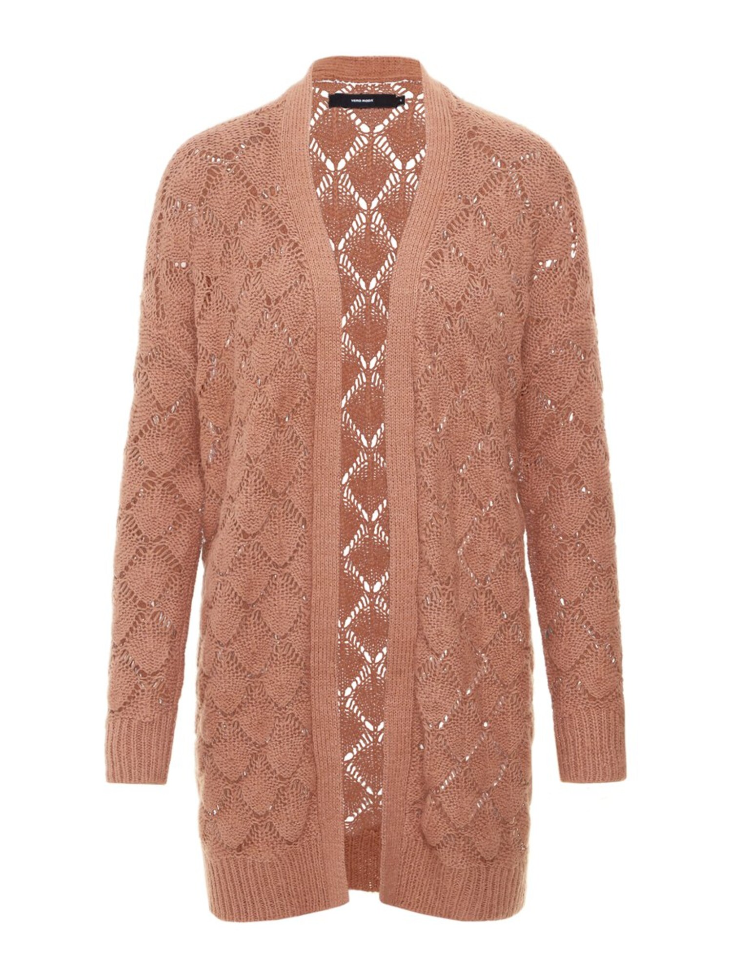 Vero Moda Dames Gebreid Vest Lichtbruin vero moda kopen in de aanbieding