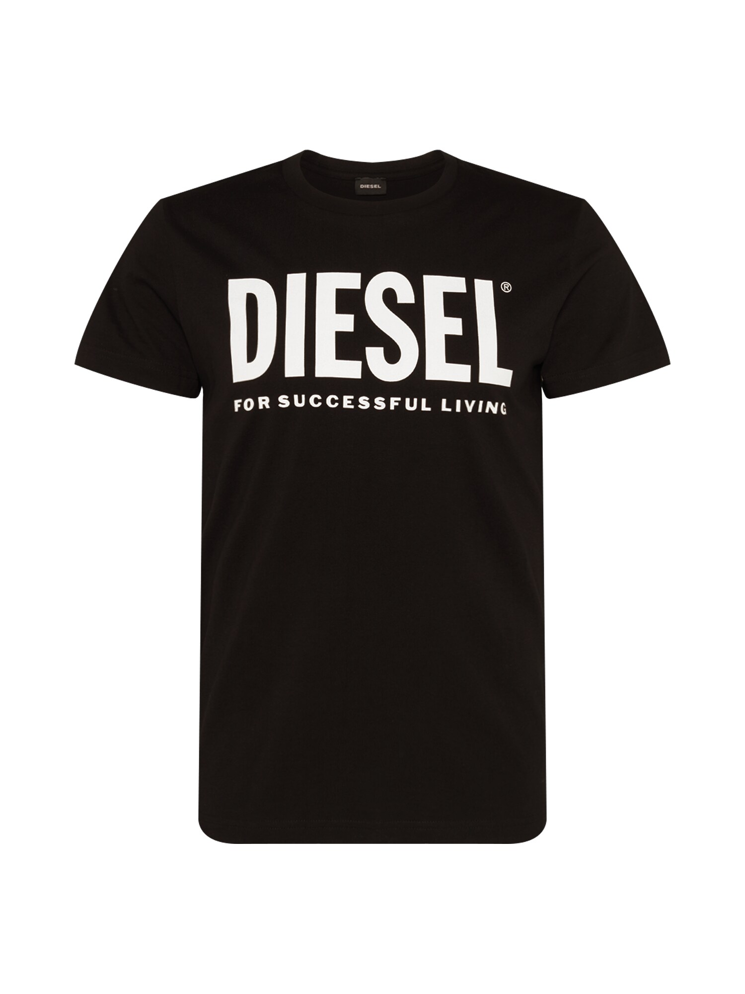 DIESEL Marškinėliai 'DIEGO'  balta / juoda