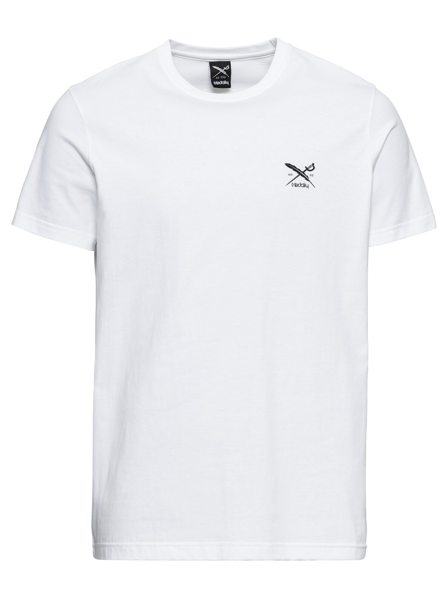 Iriedaily Heren Shirt Chestflag Zwart Wit iriedaily kopen in de aanbieding