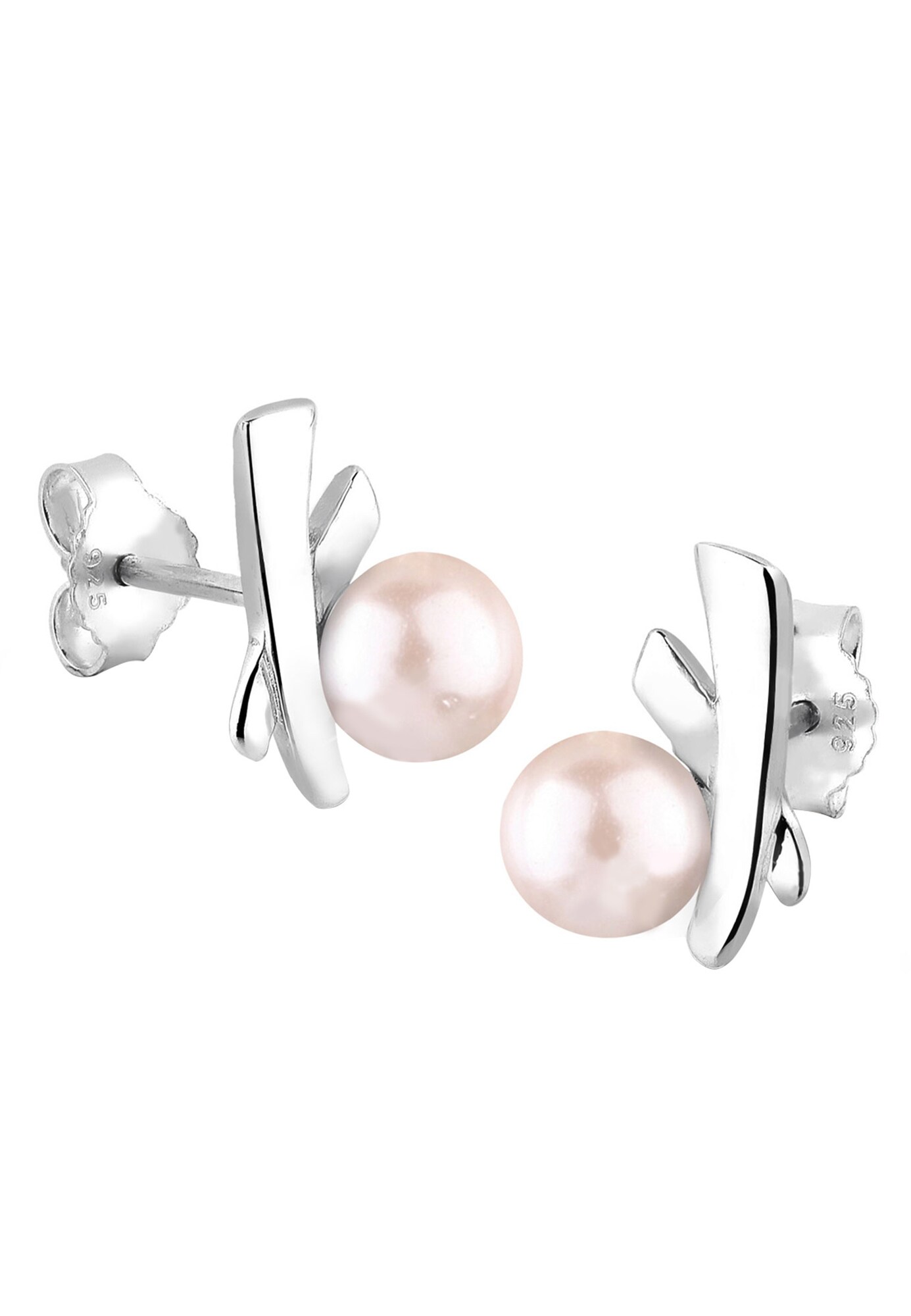 Elli Oorbellen Rosa / Zilver