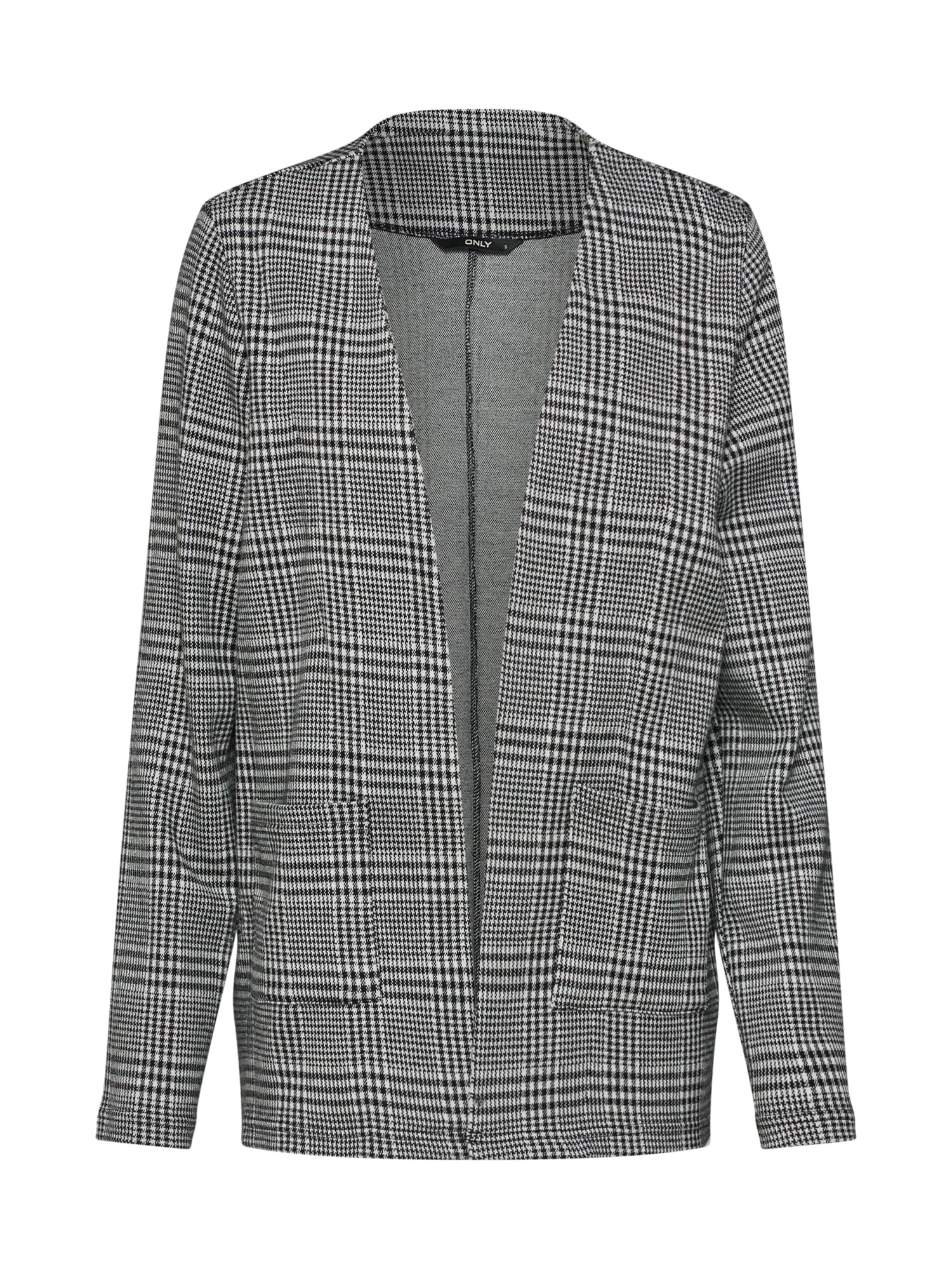 Only Dames Blazers Vigga Grijs Zwart Wit only kopen in de aanbieding