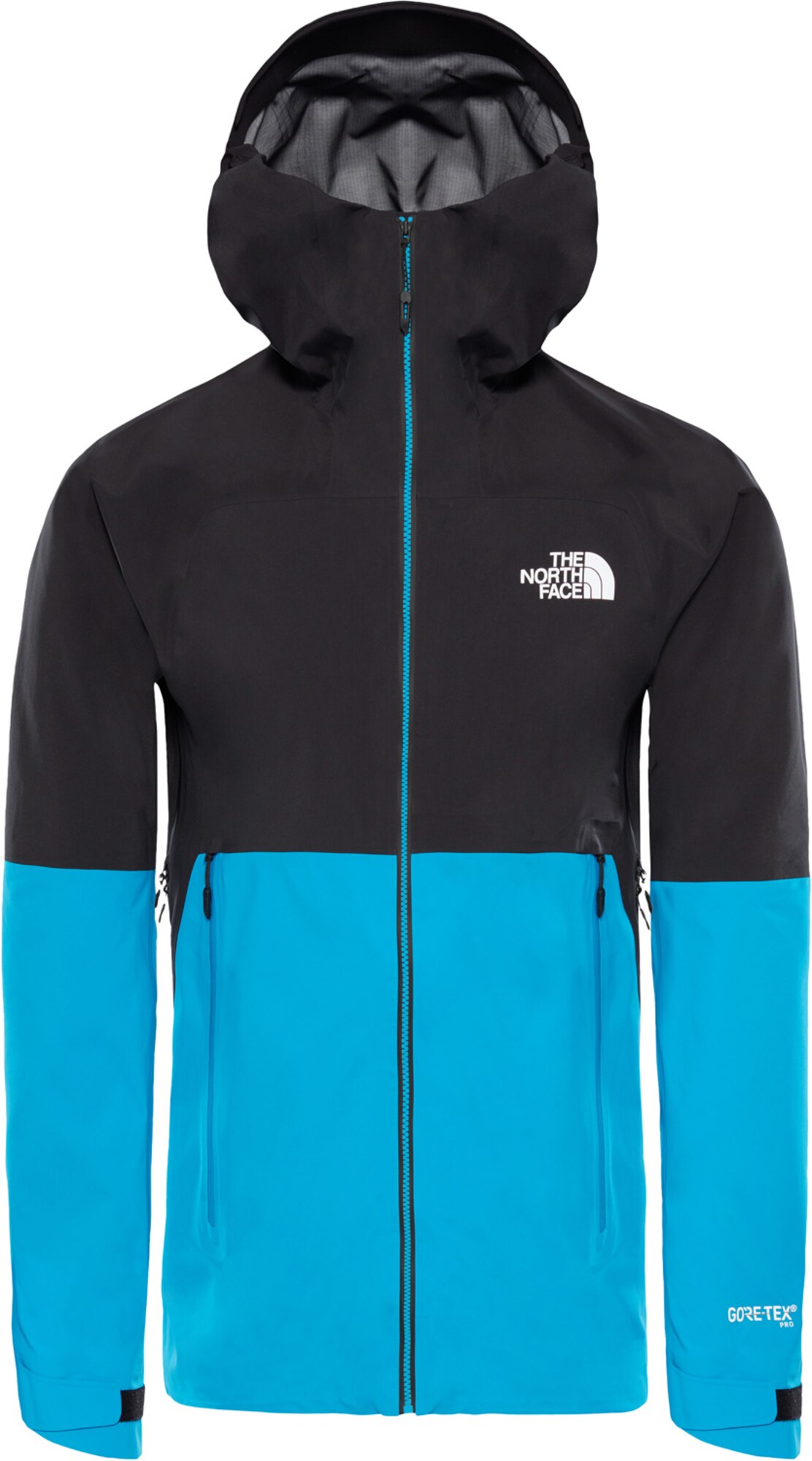 The North Face Heren Sportjas Impendor Lichtblauw Zwart Wit the north face kopen in de aanbieding