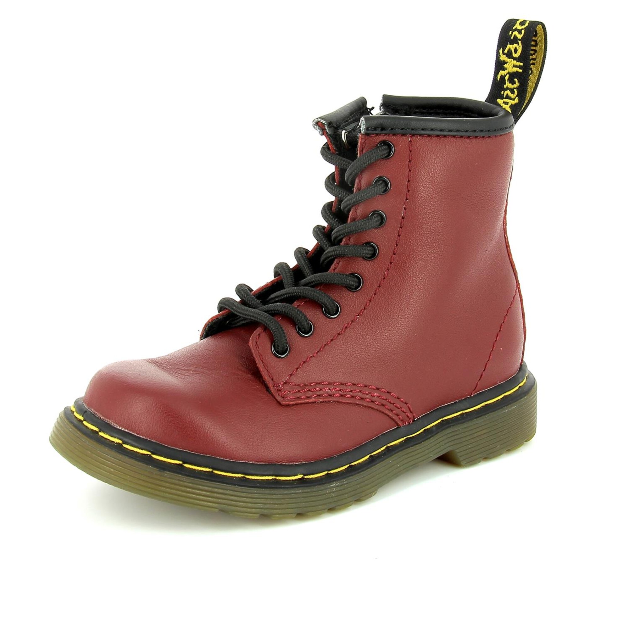 Dr. Martens Auliniai batai su kulniuku  juoda / tamsiai raudona