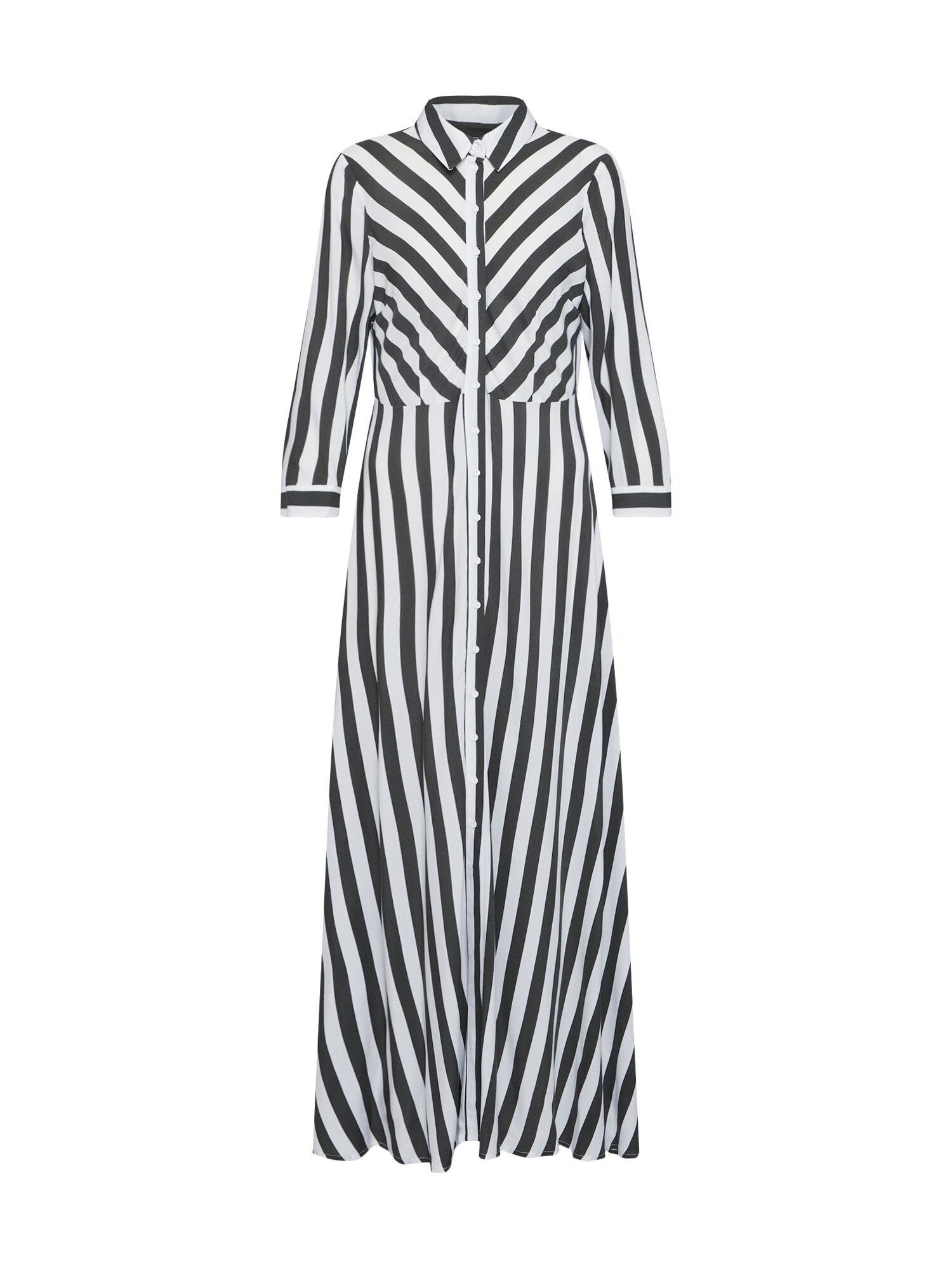 Yas Dames Blousejurk Savanna Zwart Wit yas kopen in de aanbieding