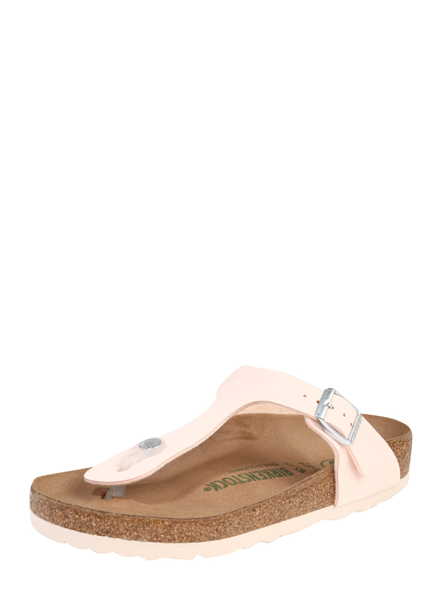 BIRKENSTOCK Šlepetės per pirštą 'Gizeh Brushed VEG'  pastelinė rožinė