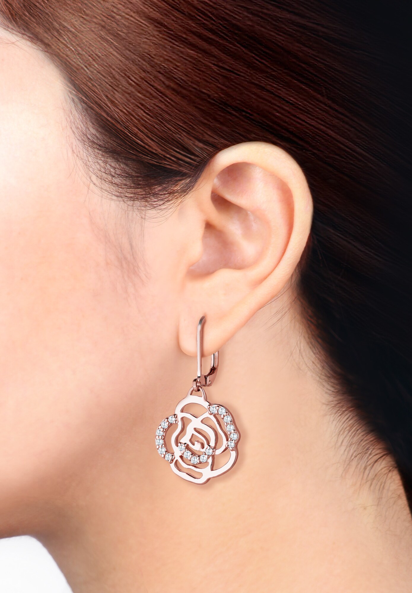 Thumbnail - ELLI Ohrringe Blume, Rose
