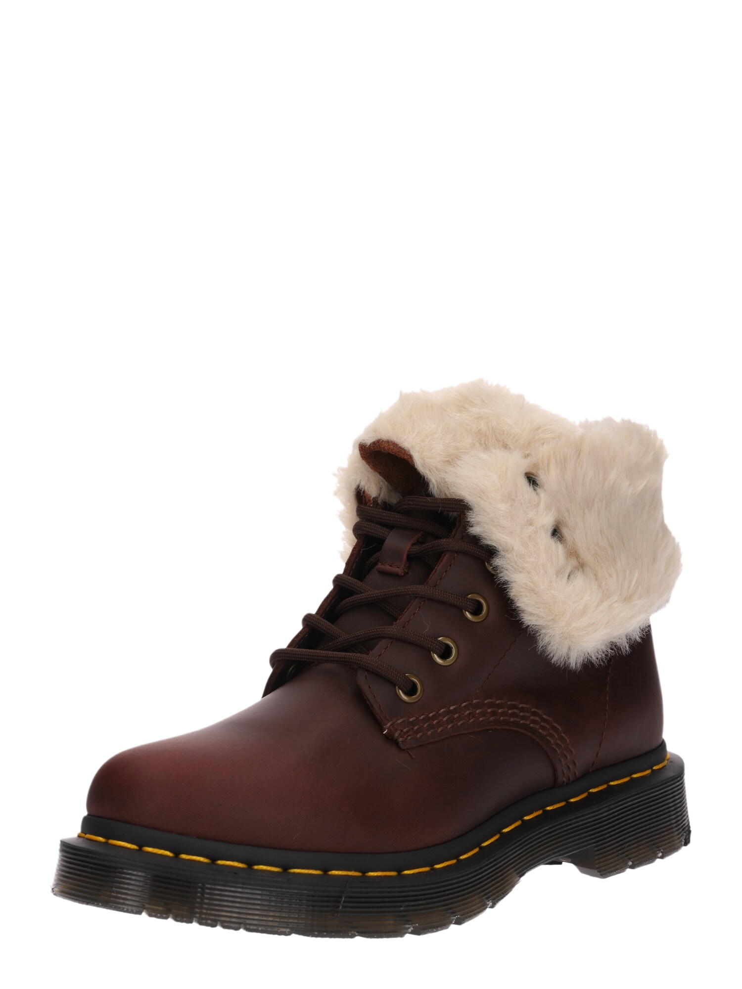 Dr. Martens Suvarstomieji kulkšnis dengiantys batai 'Kolbert'  smėlio / kaštoninė spalva
