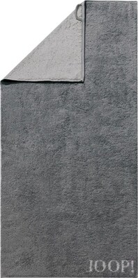 JOOP! Toalla 'Doubleface'  gris / gris oscuro
