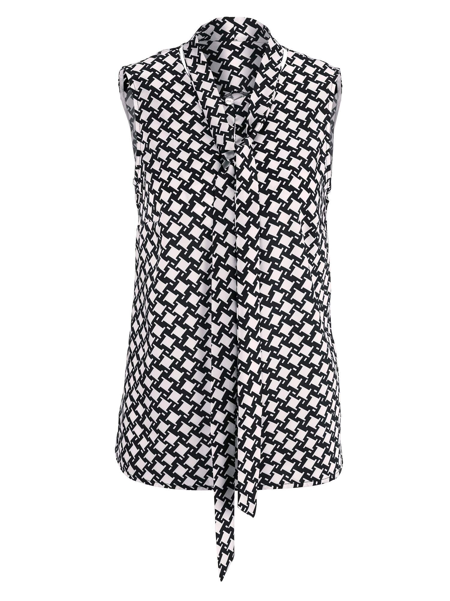 Heine Dames Shirt Blusentop Zwart Wit heine kopen in de aanbieding