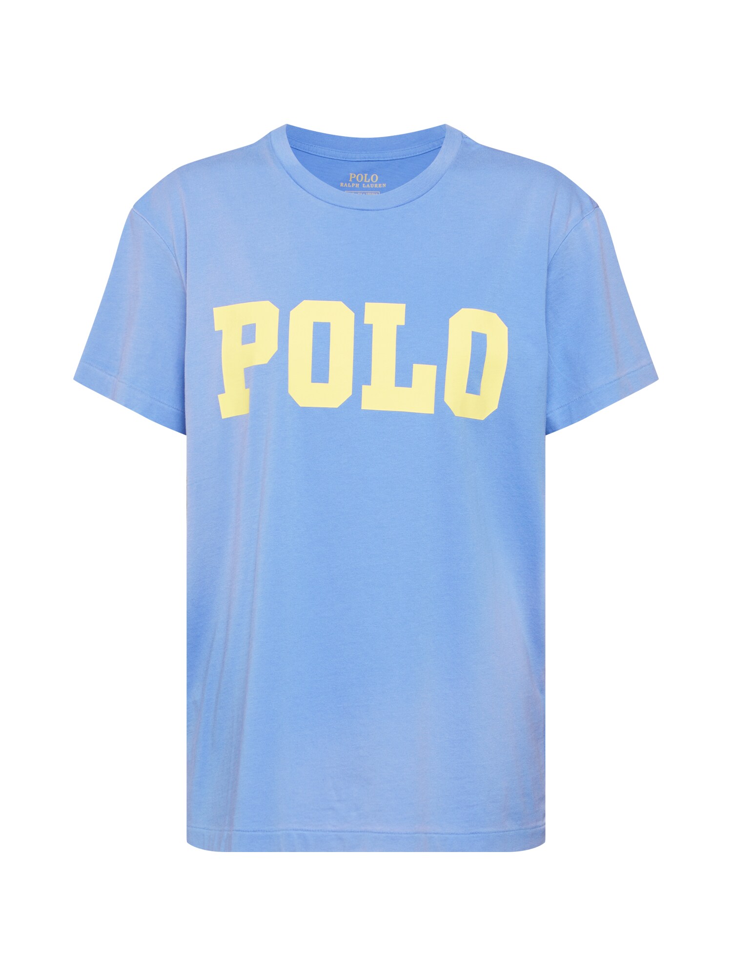 Polo Ralph Lauren Dames Shirt Big Lichtblauw Geel polo ralph lauren kopen in de aanbieding