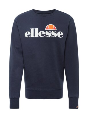 Ellesse Sweatshirt ‘Succiso’ Navy / Oranje / Oranjerood / Wit