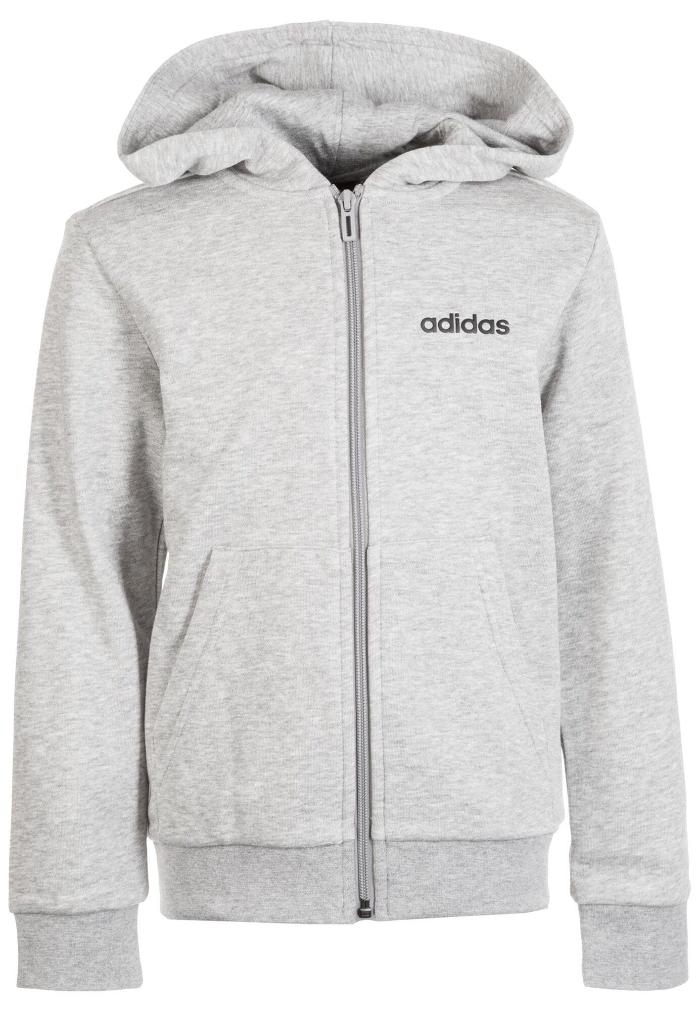 ADIDAS PERFORMANCE Sportinis džemperis  juoda / margai pilka