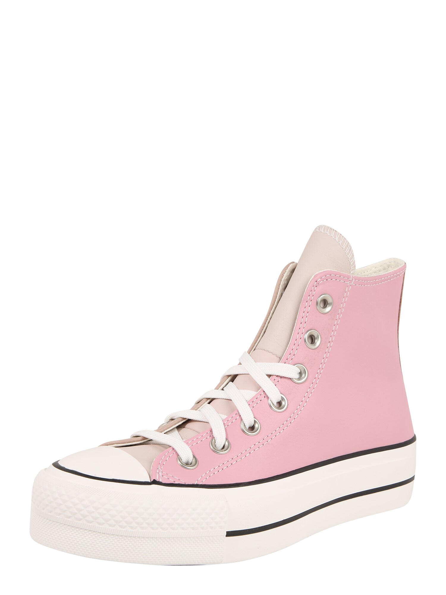 CONVERSE Sportbačiai su auliuku 'Chuck Taylor All Star Lift'  rožinė / balta / smėlio