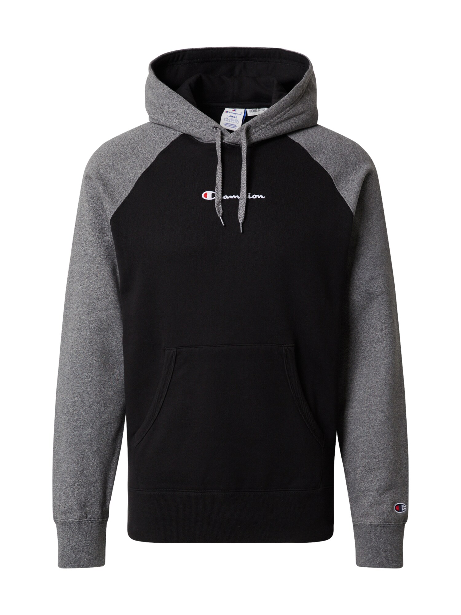 Champion Authentic Athletic Apparel Megztinis be užsegimo  juoda / pilka / balta / raudona