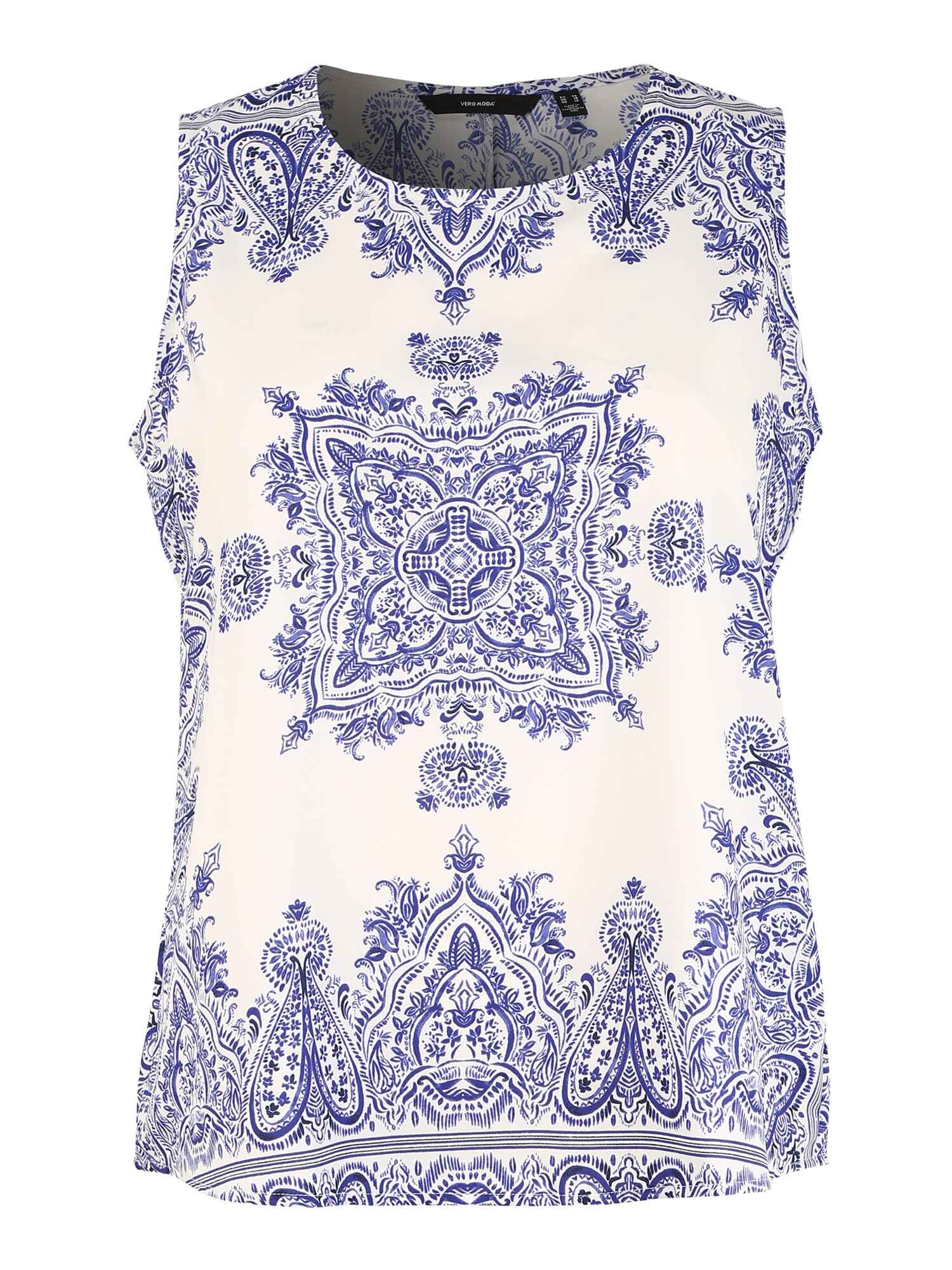 Vero Moda Curve Palaidinė 'Boki'  mėlyna / balta
