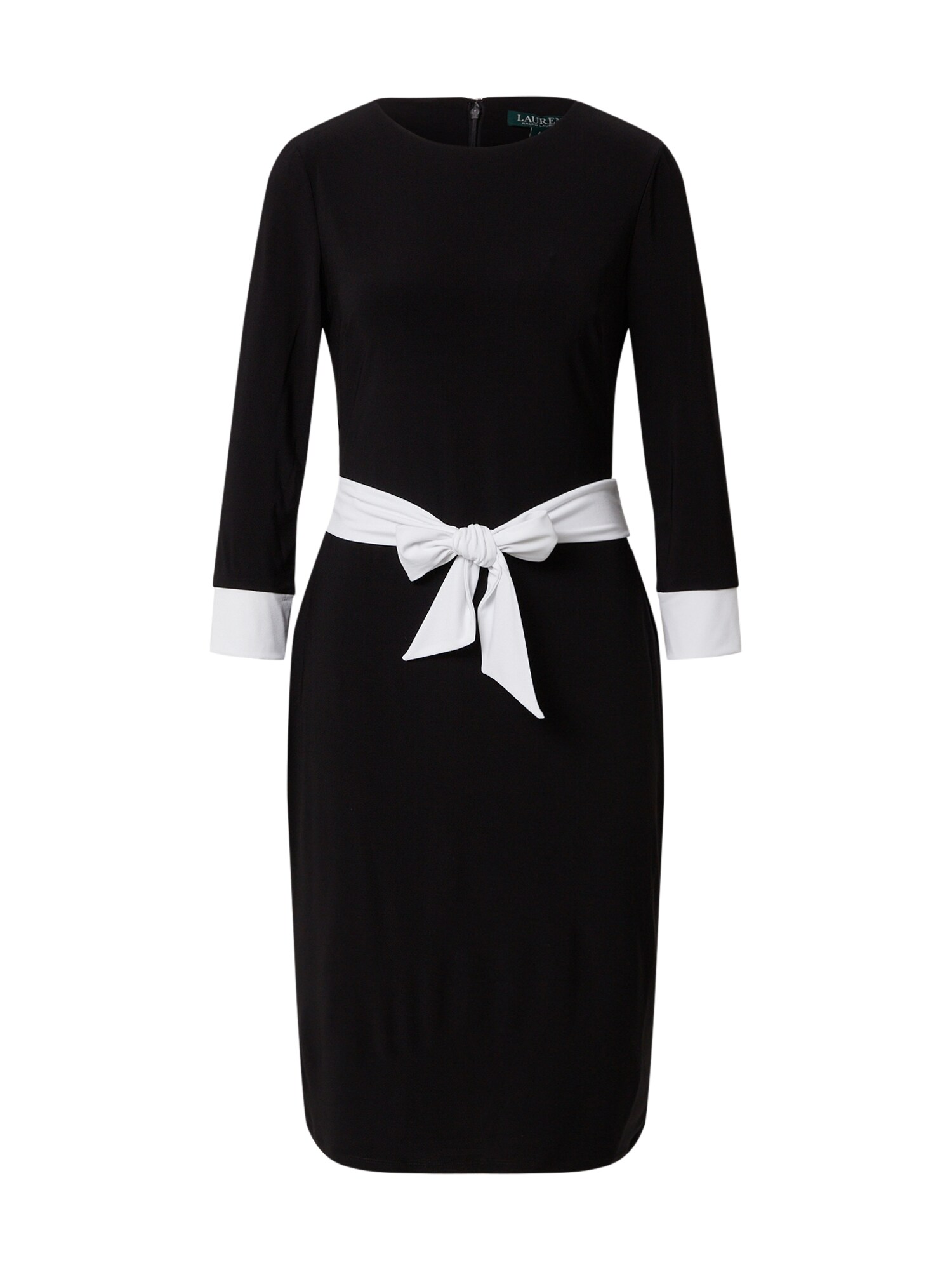 Lauren Ralph Lauren Suknelė 'KARAL-3/4 SLEEVE-DAY DRESS'  juoda