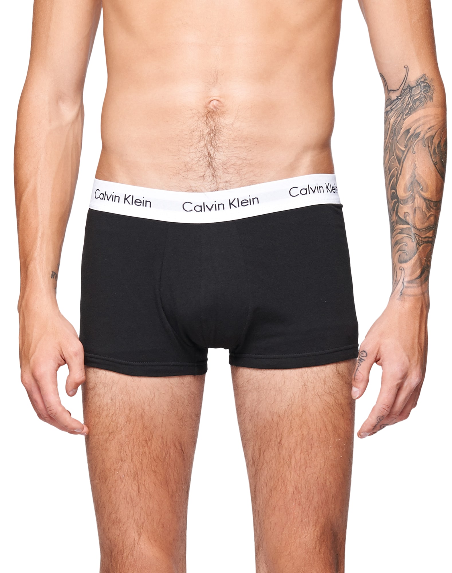 Calvin Klein Underwear Боксерки  светлосиво / черно / бяло