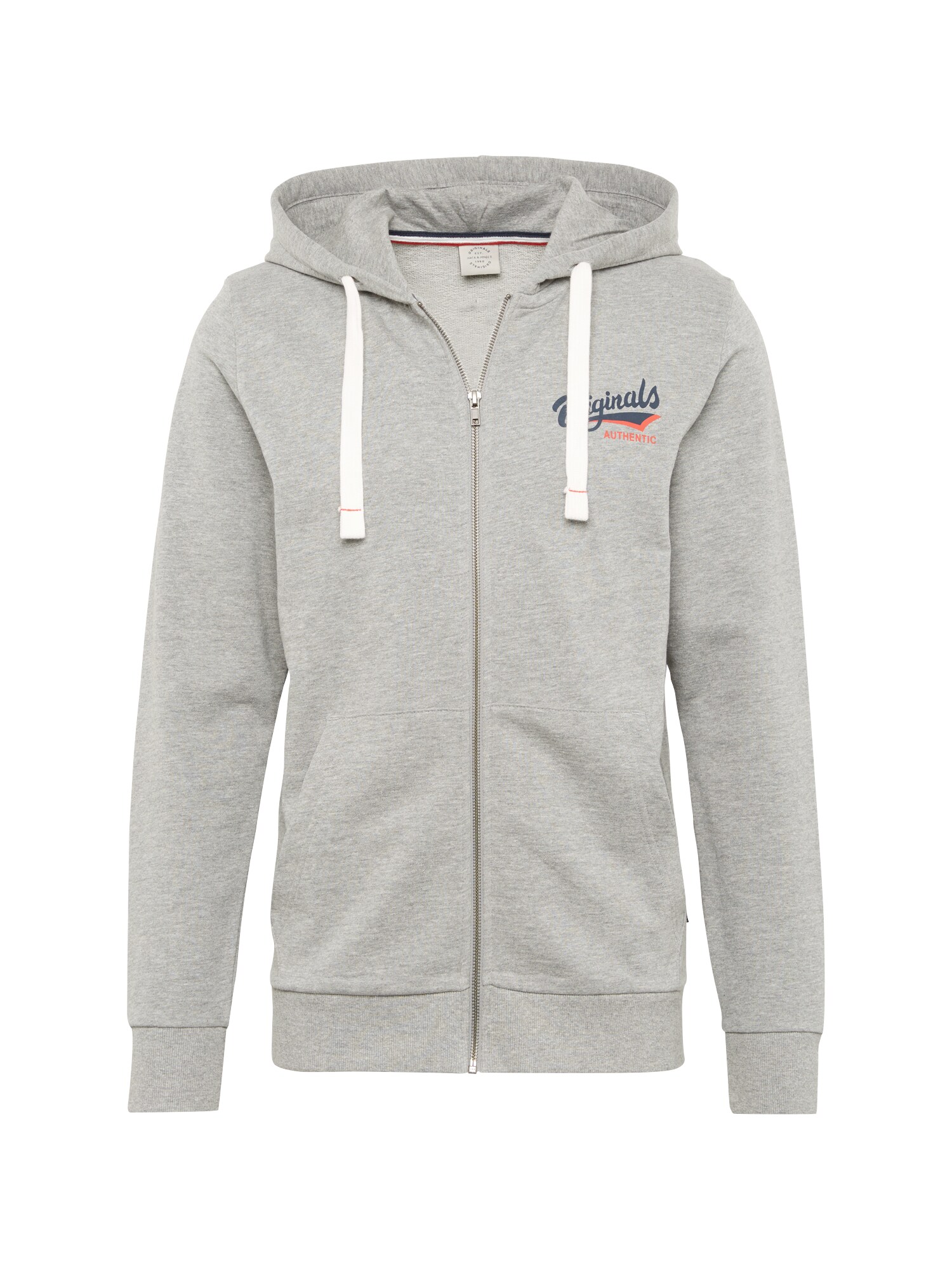 Jack And Jones Heren Sweatvest Summertime Lichtgrijs jack and jones kopen in de aanbieding