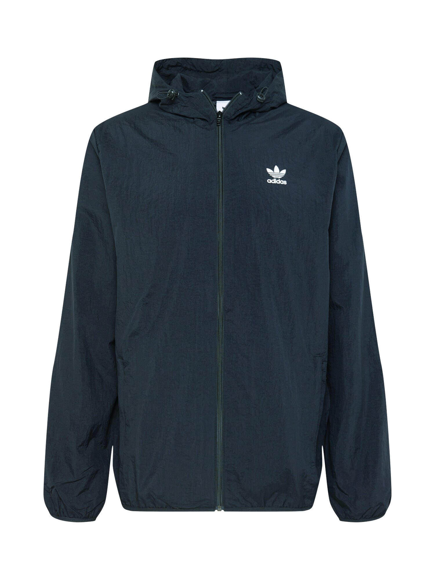 ADIDAS ORIGINALS Demisezoninė striukė  balta / juoda