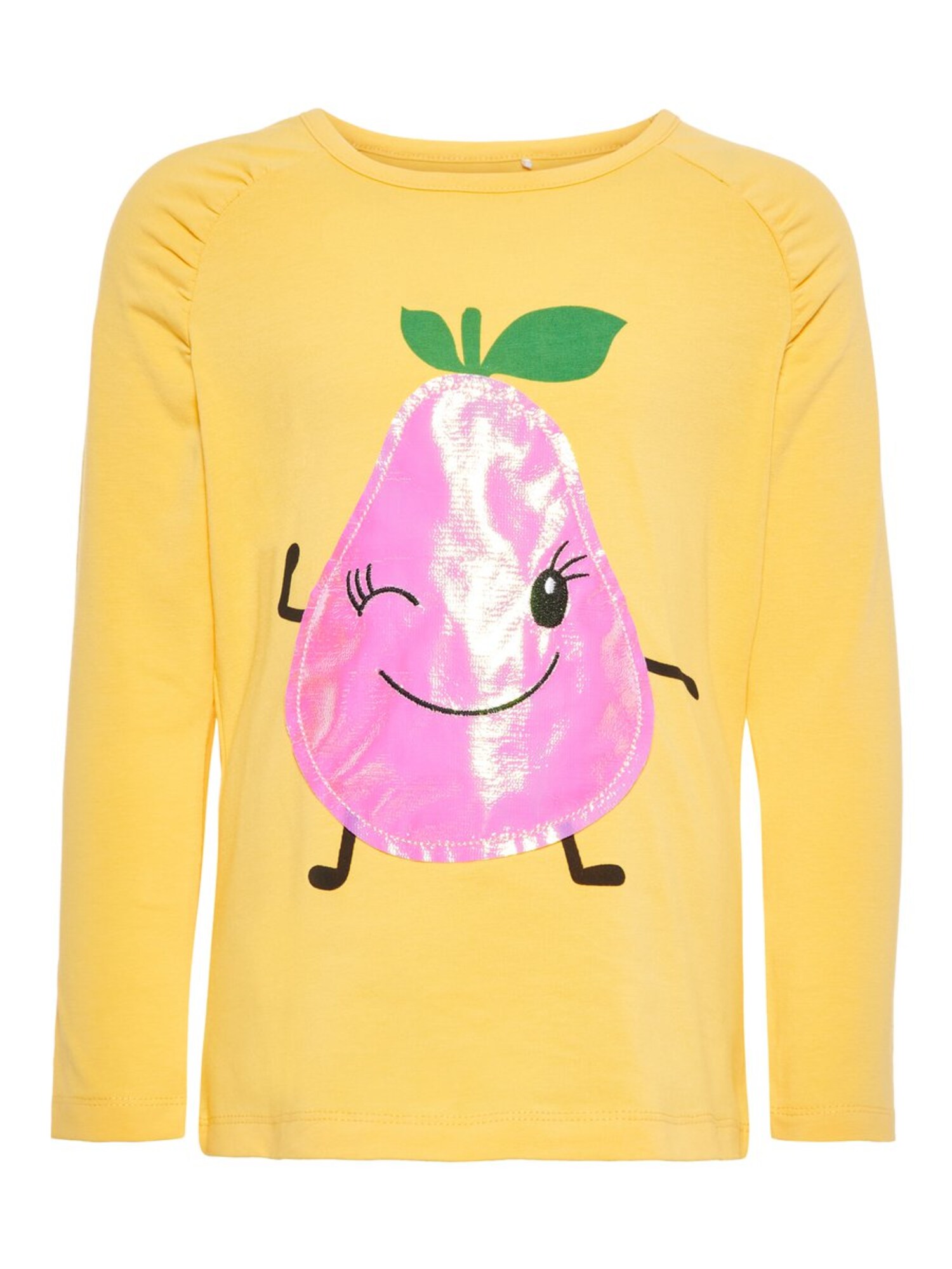 Name It Meisjes Shirt Geel Groen Rose name it kopen in de aanbieding