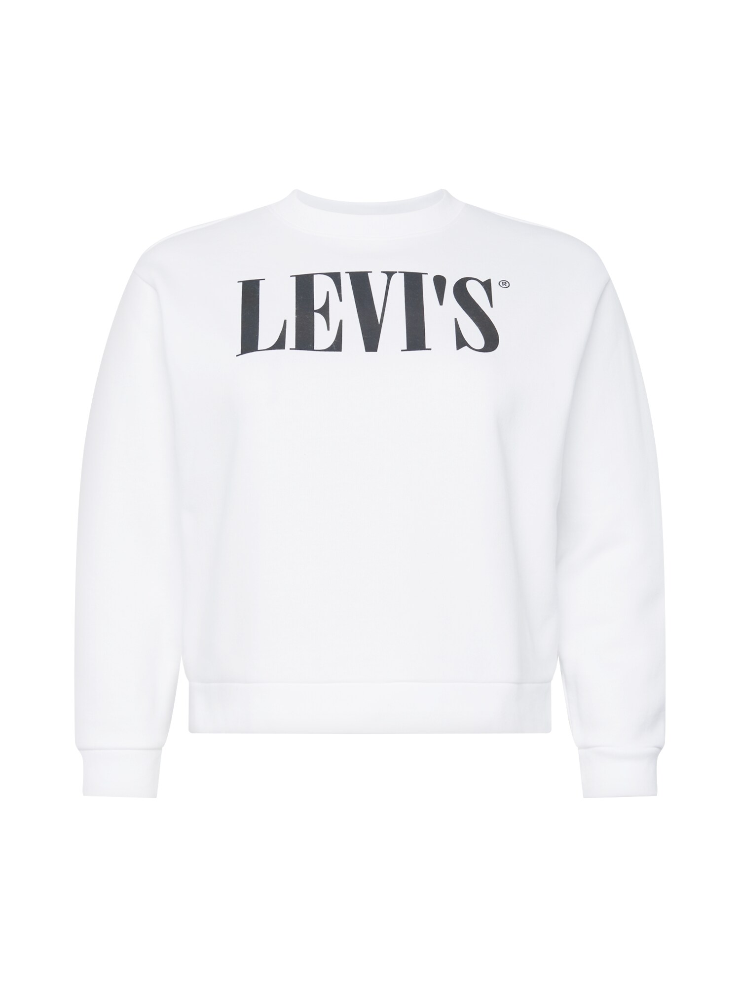 Levi's® Plus Megztinis be užsegimo 'MADISON'  juoda / balta