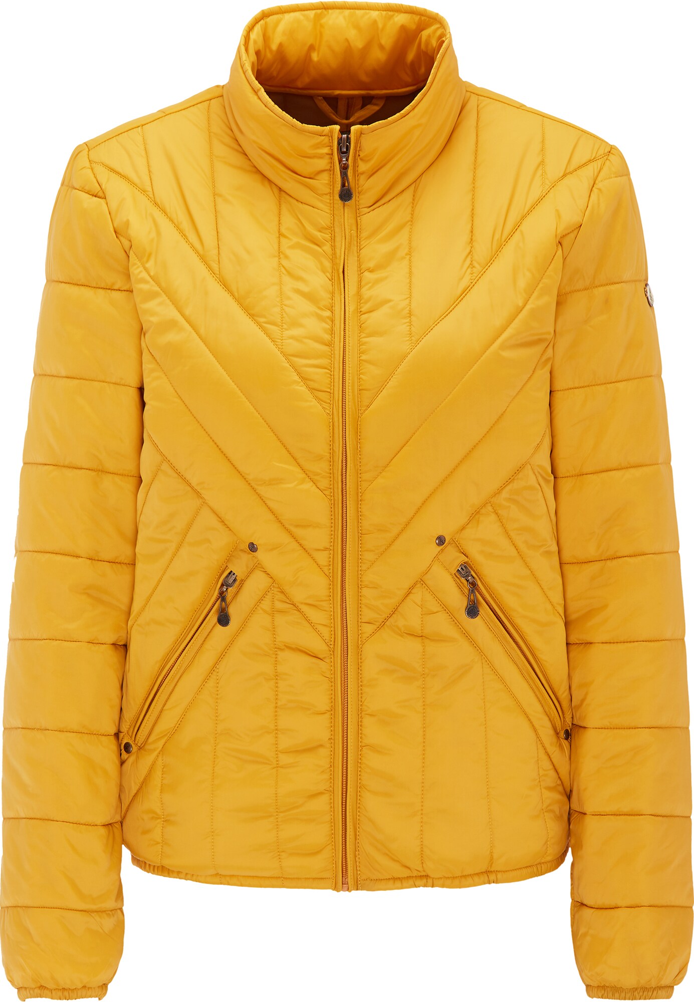 Dreimaster Dames Tussenjas Geel dreimaster kopen in de aanbieding