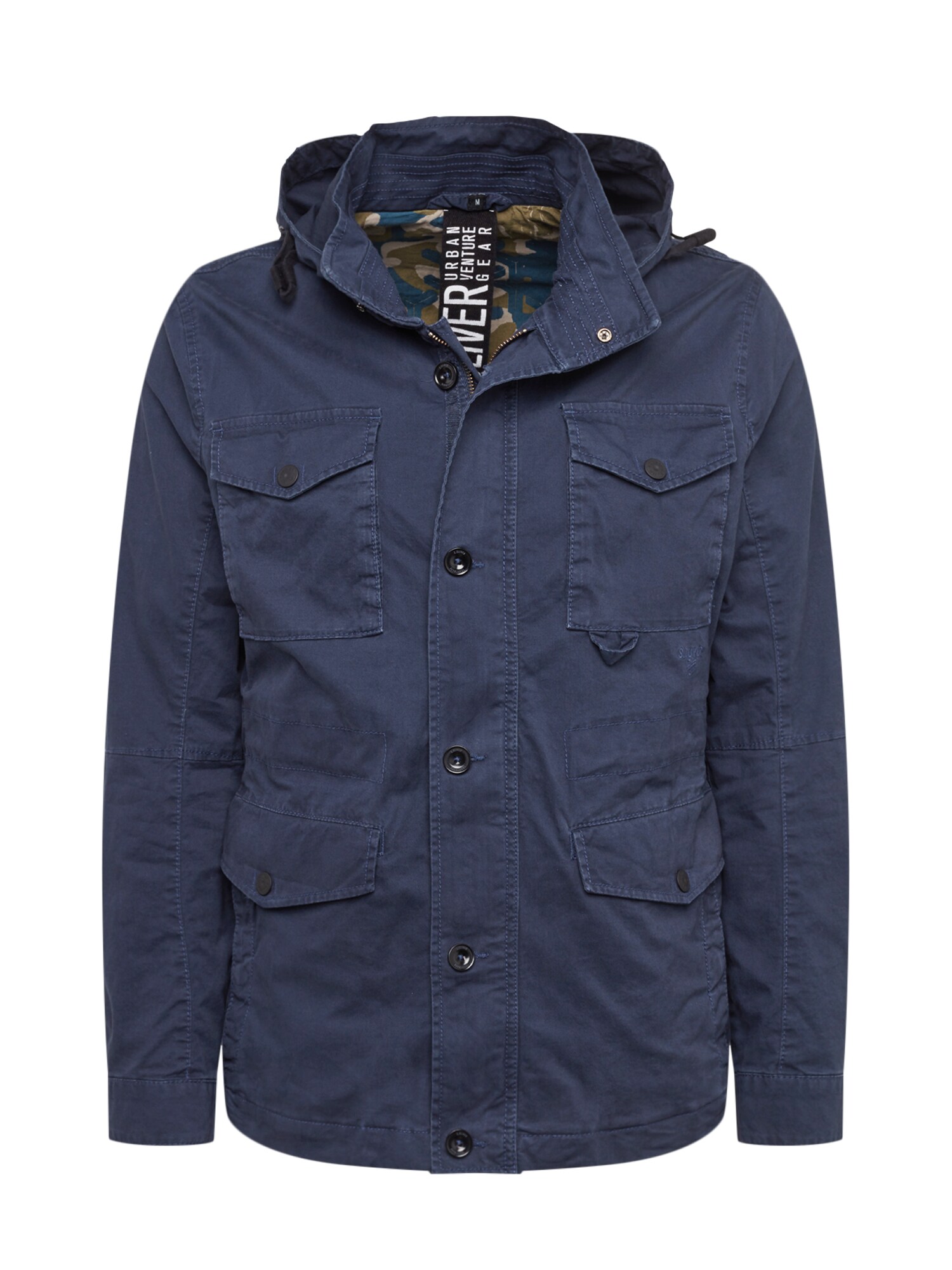 Soliver Red Label Heren Tussenjas Nachtblauw soliver red label kopen in de aanbieding