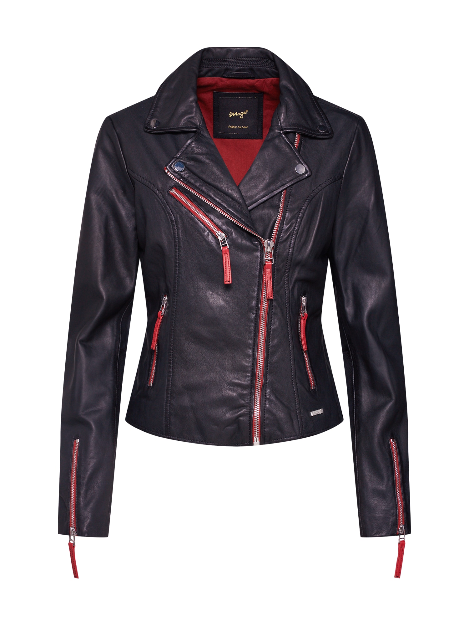 Maze Geacă de primăvară-toamnă Amur  roșu / negru